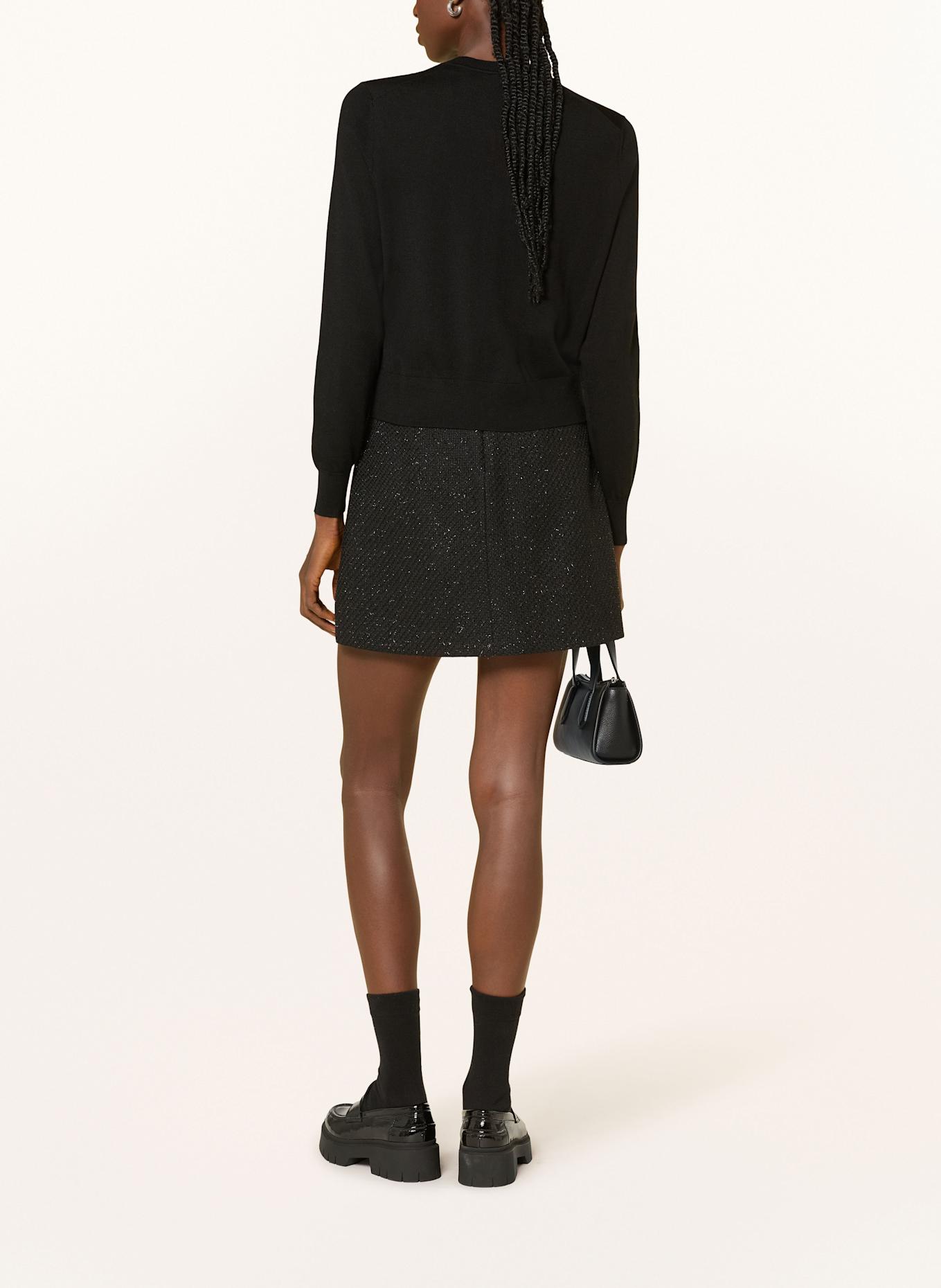 HUGO Strickjacke SFABRI: SCHWARZ