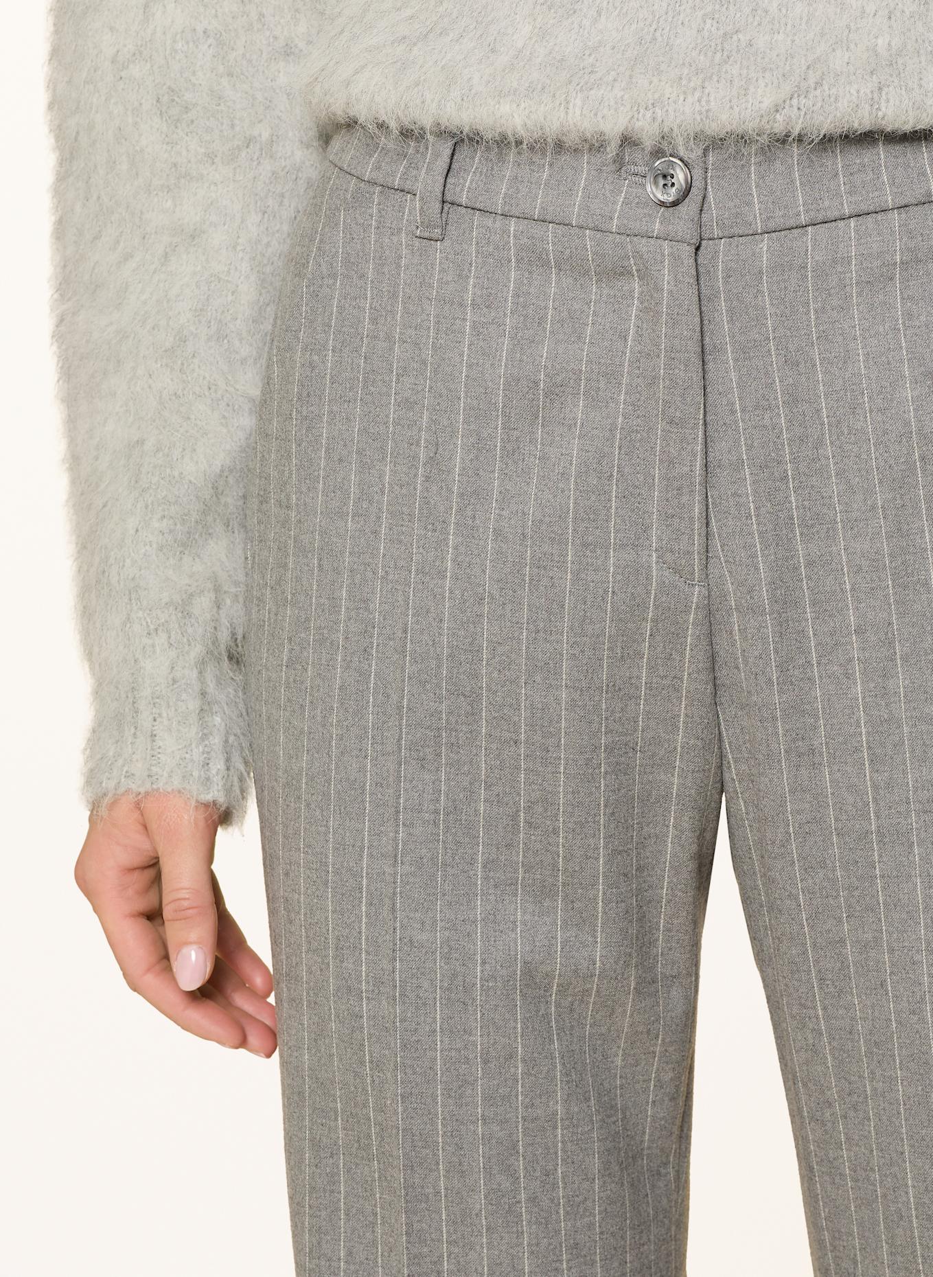 BRAX Marlenehose MAINE aus Flanell: GRAU