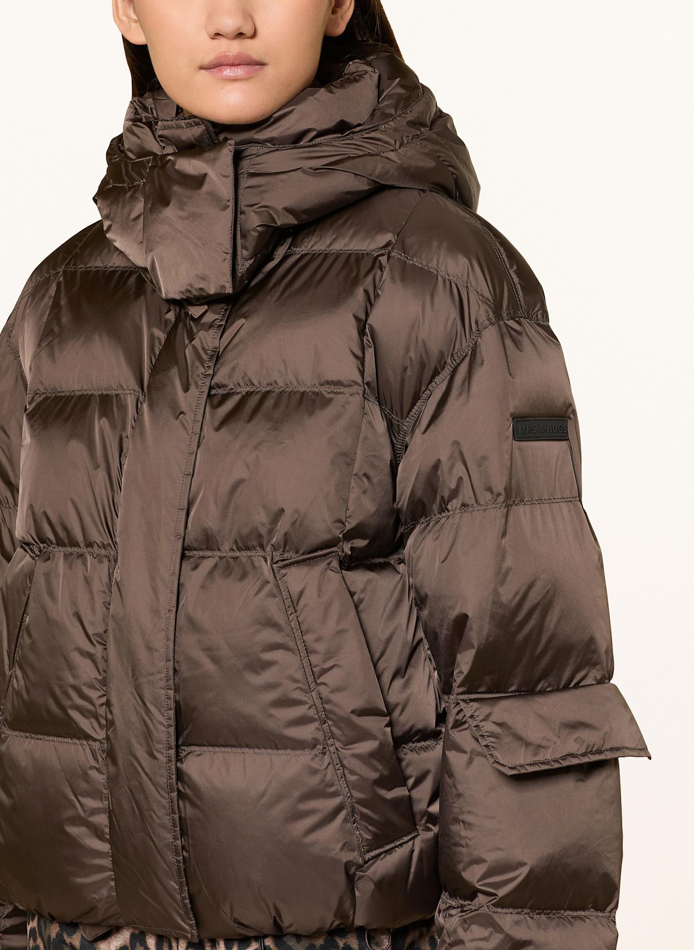 MRS & HUGS Skijacke: DUNKELBRAUN