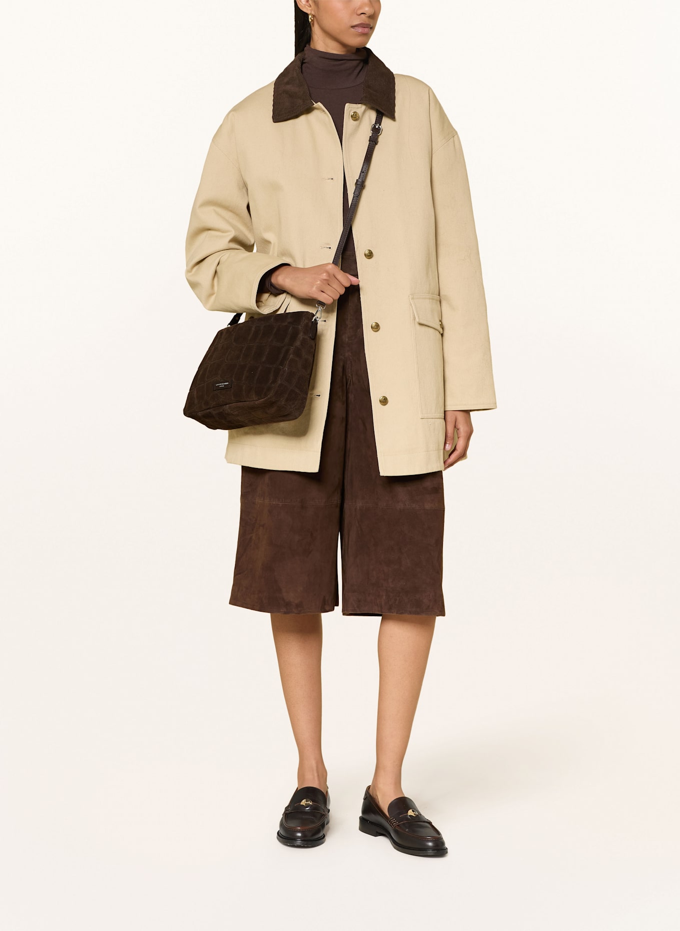 GIANNI CHIARINI Pouch NORA: DUNKELBRAUN