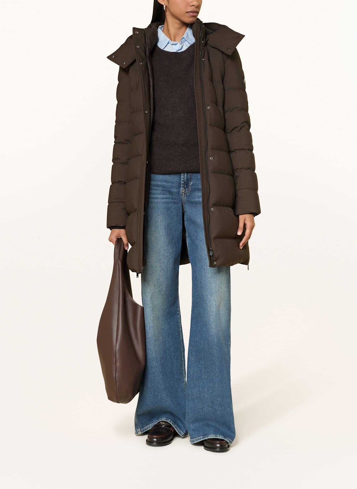 MOOSE KNUCKLES Daunenparka WATERSHED: DUNKELBRAUN