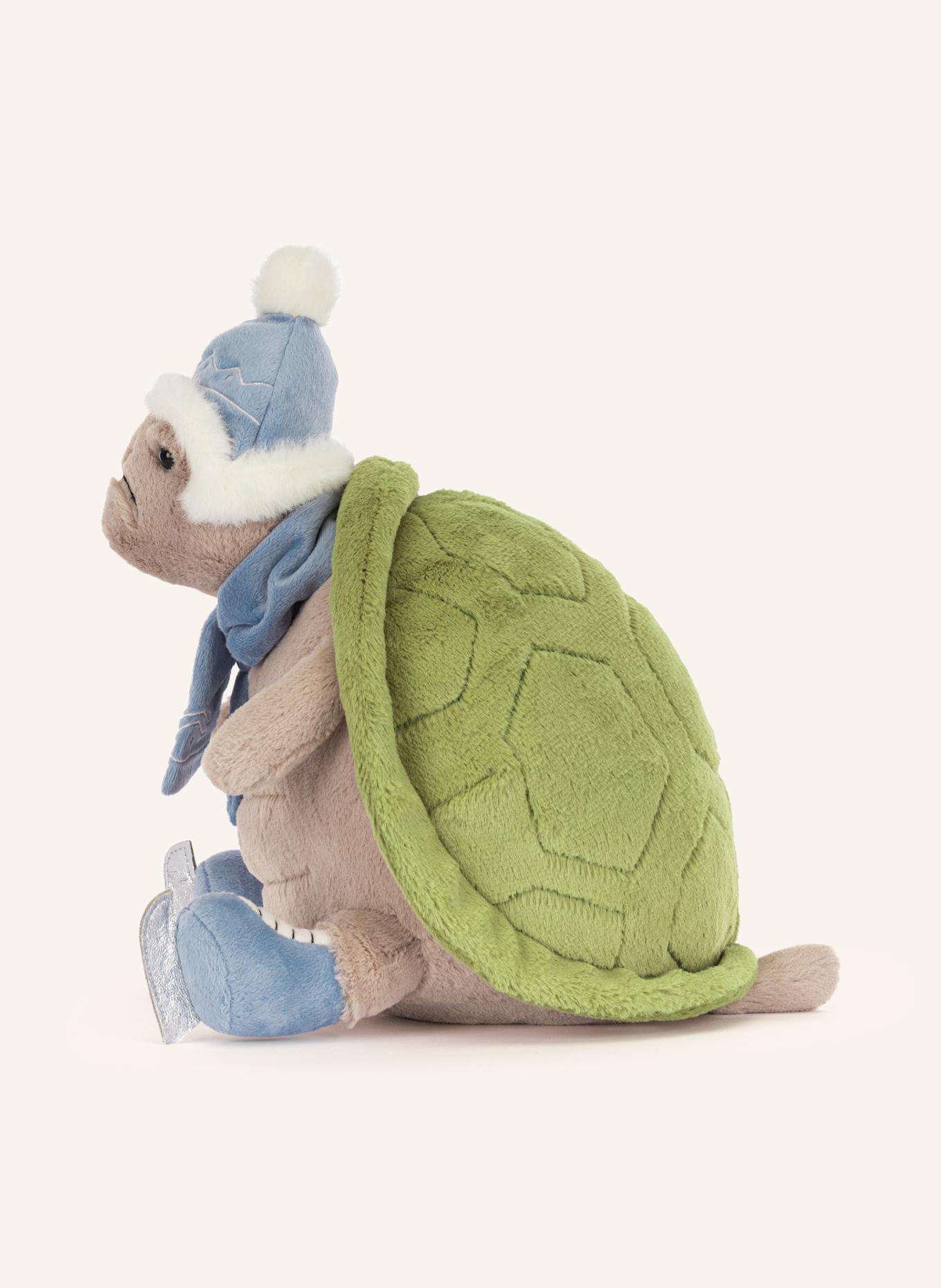 Jellycat Peluche TIMMY TURTLE SKATING: BEIGE / VERT / BLEU CLAIR