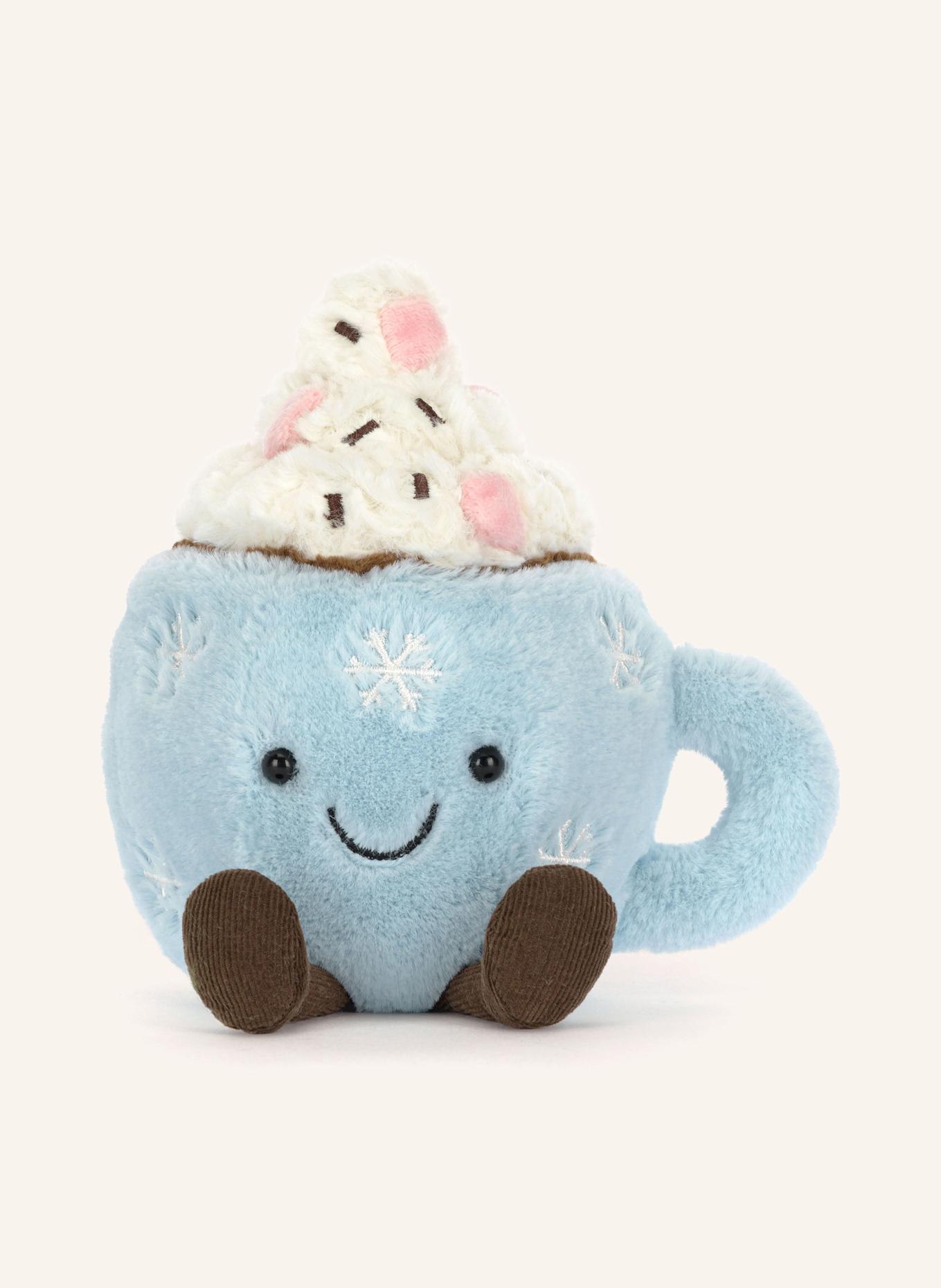 Jellycat Peluche AMUSEABLES HOT CHOCOLATE WITH MARSHMALLOWS: BLEU CLAIR / BLANC
