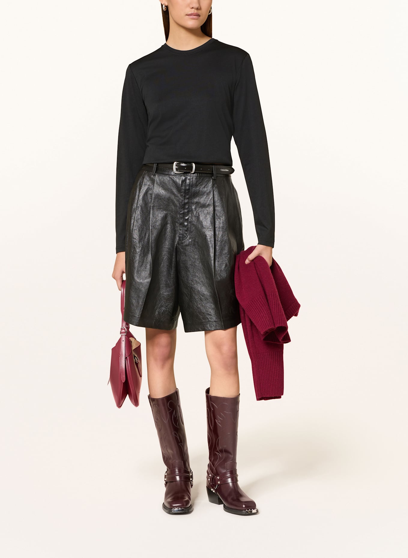 POLO RALPH LAUREN Longsleeve: SCHWARZ