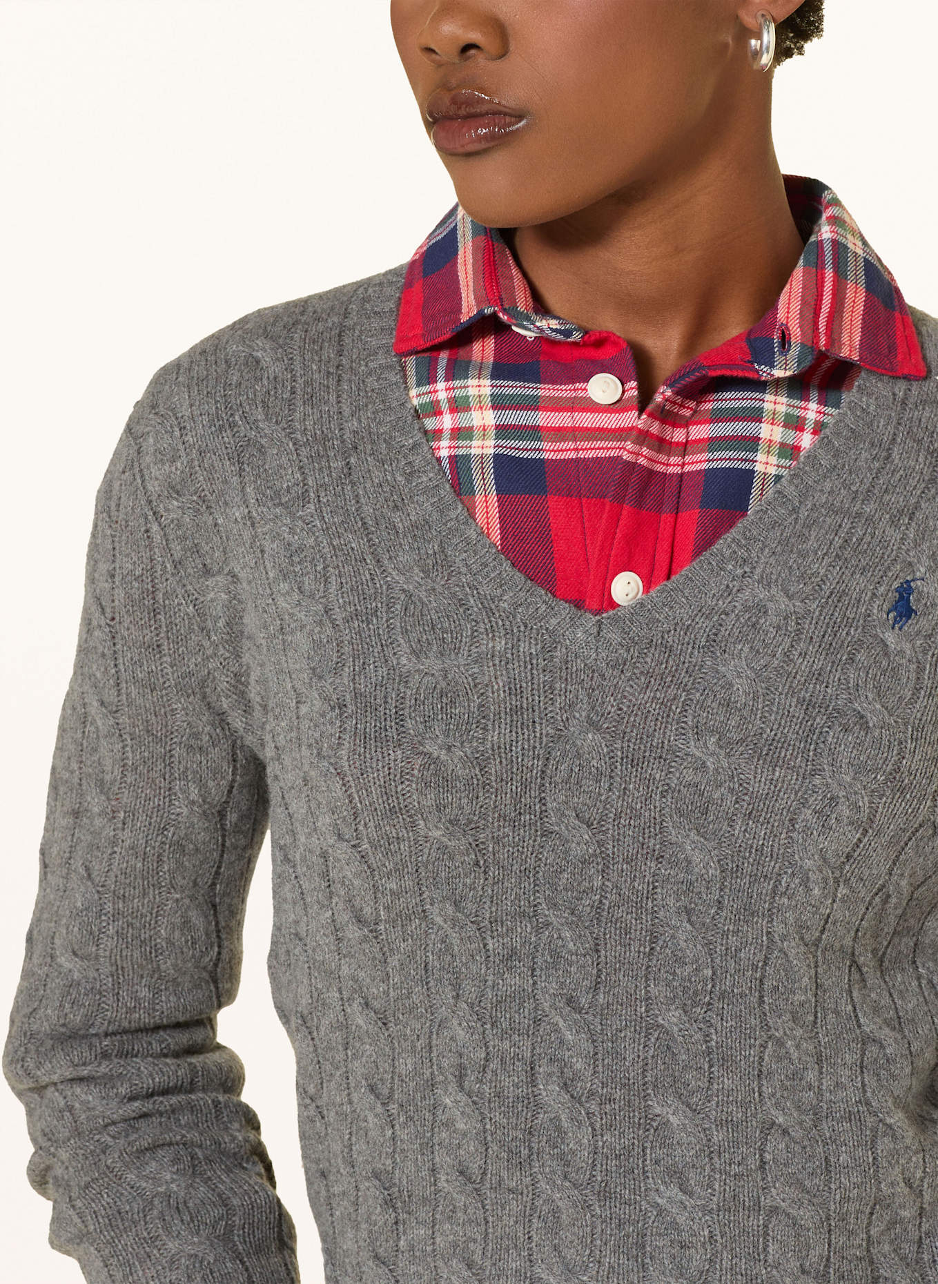 POLO RALPH LAUREN Pullover: GRAU