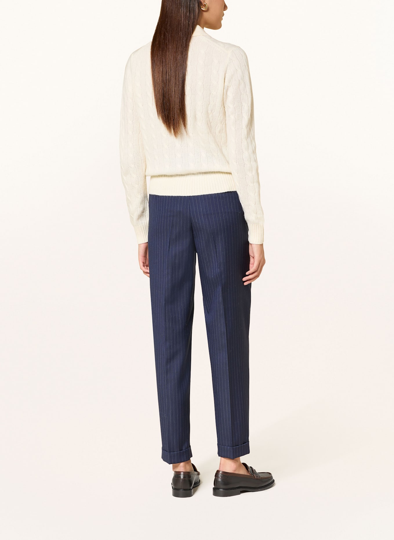 POLO RALPH LAUREN Strick-Poloshirt: ECRU