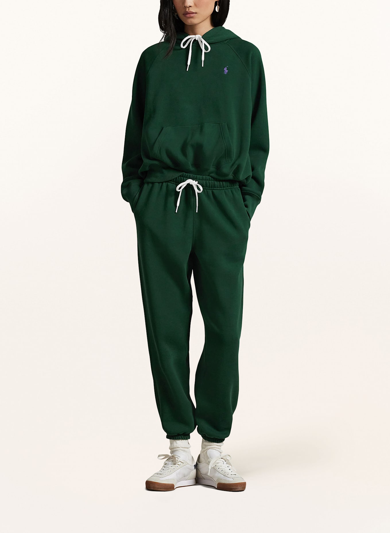 POLO RALPH LAUREN Hoodie: DUNKELGRÜN