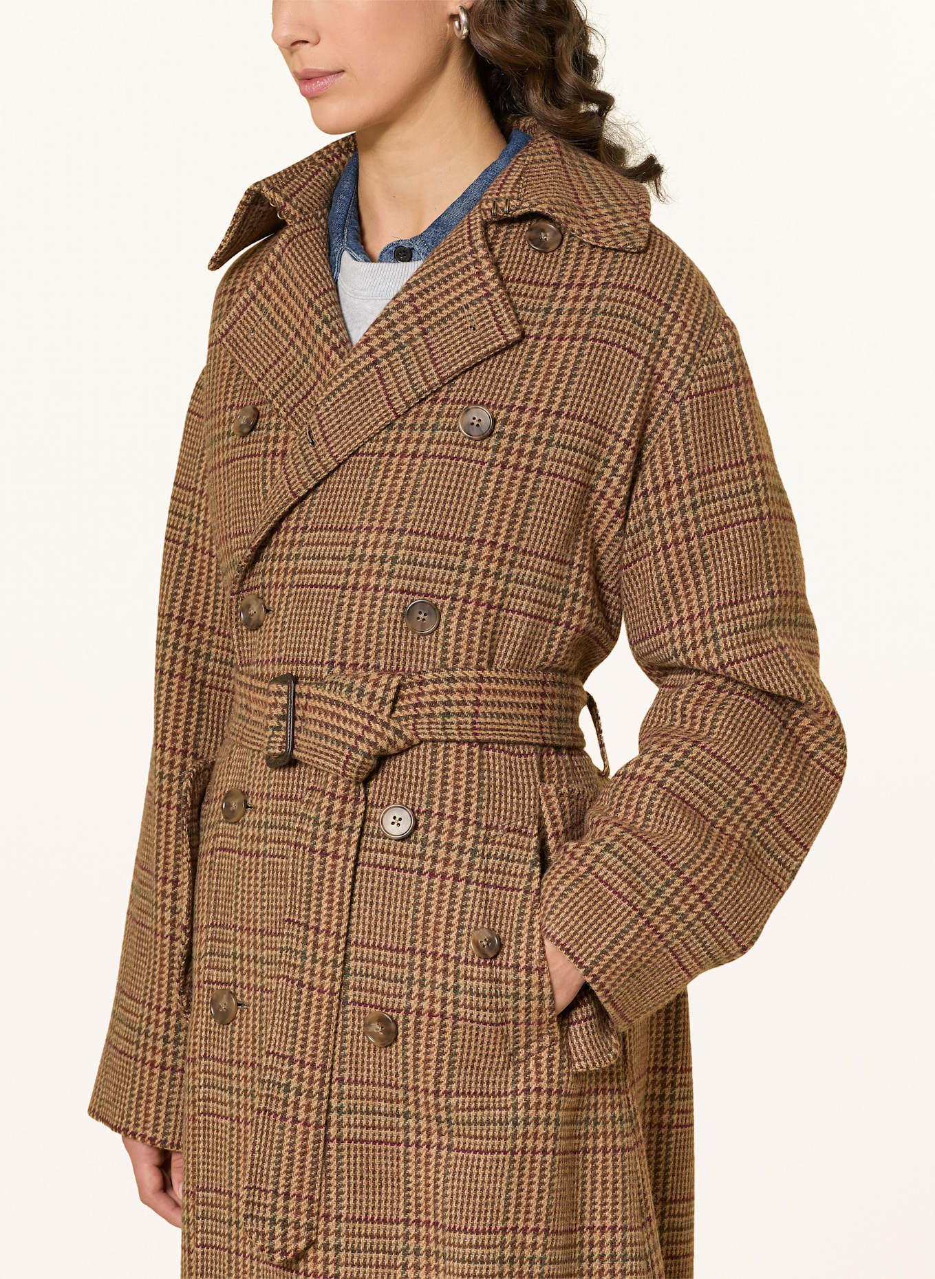 POLO RALPH LAUREN Trenchcoat: BRAUN / CAMEL