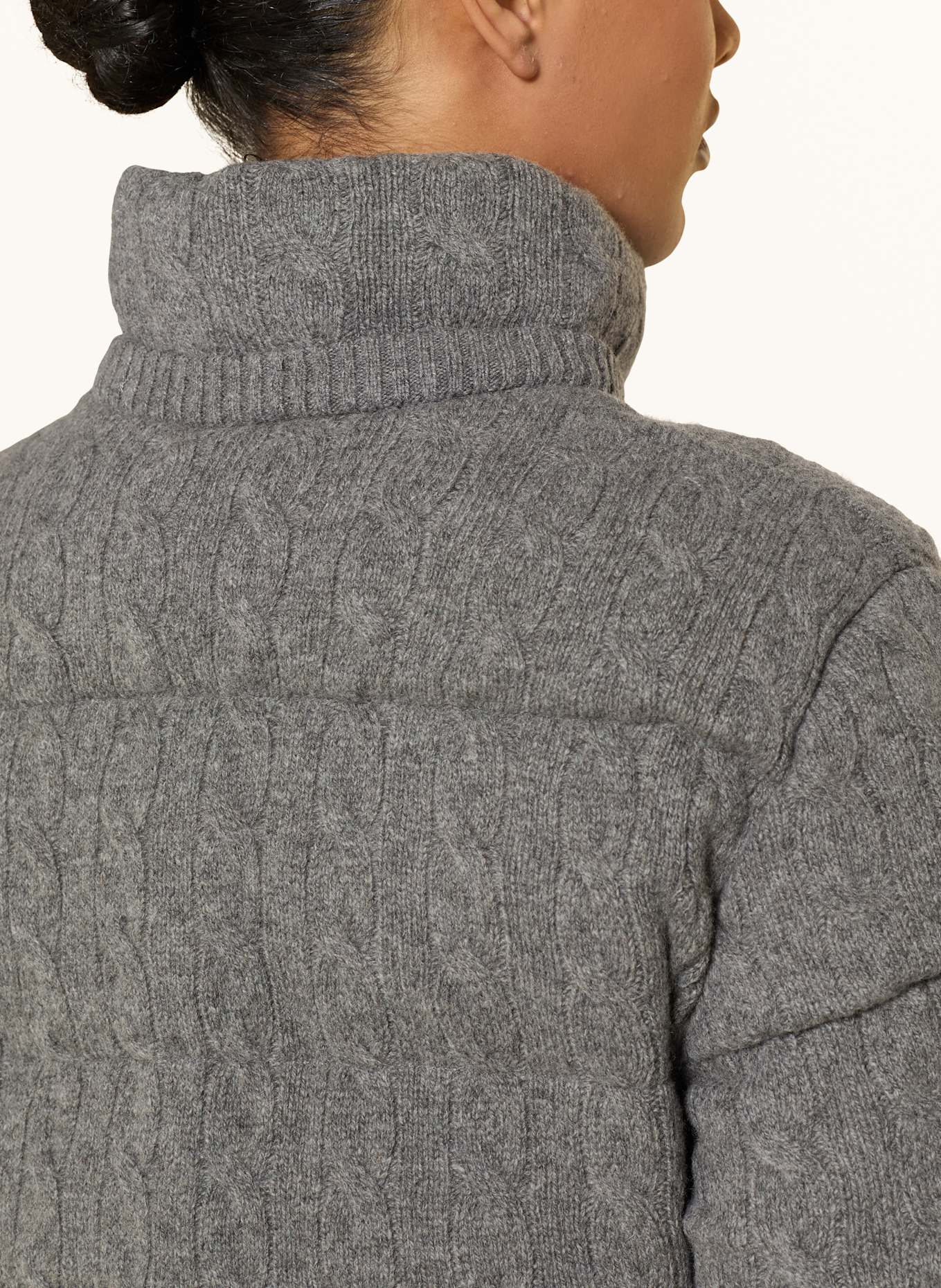 POLO RALPH LAUREN Steppjacke mit abnehmbarer Kapuze: GRAU