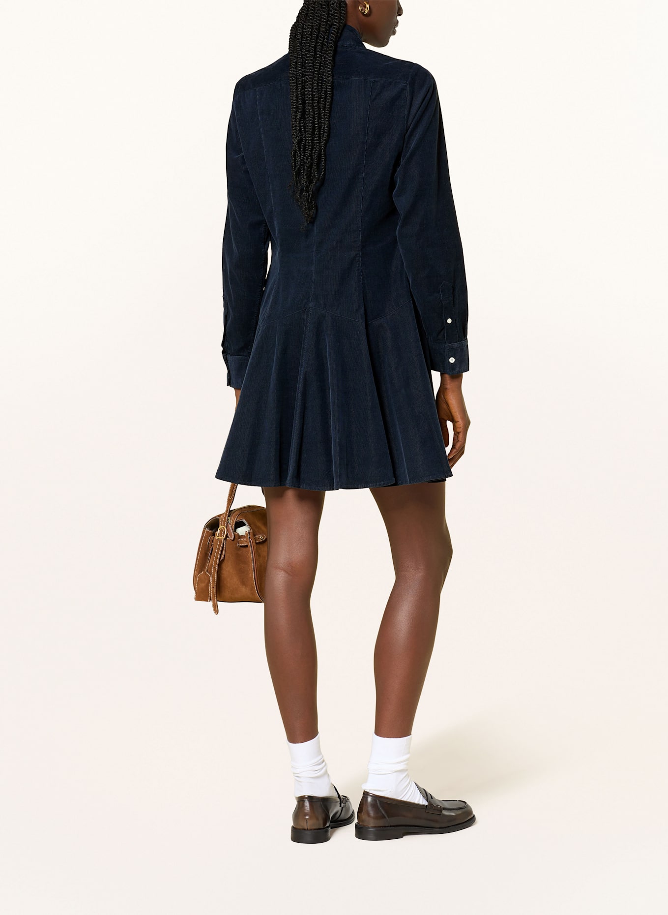 POLO RALPH LAUREN Hemdblusenkleid: DUNKELBLAU