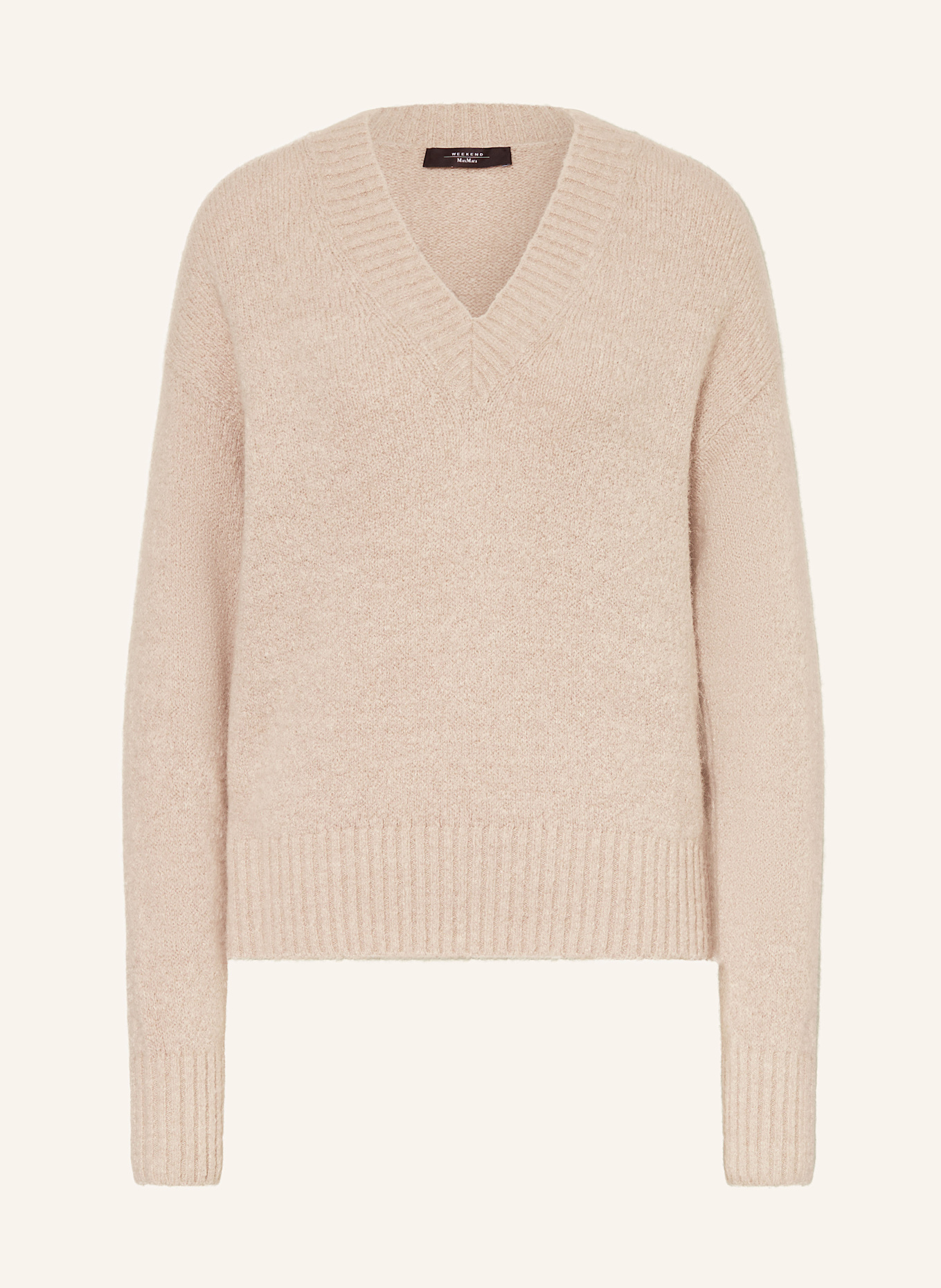 WEEKEND Max Mara Pullover VISITA mit Alpaka: HELLBRAUN