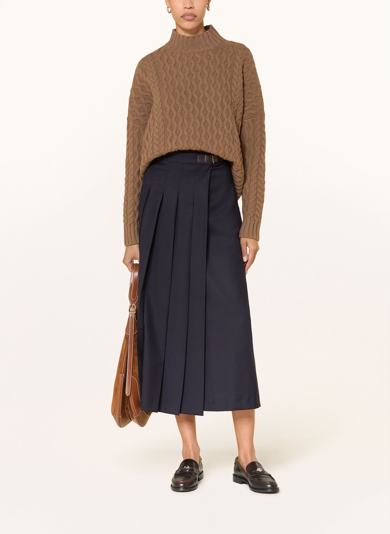 WEEKEND Max Mara Pull oversize YARD: MARRON FONCÉ