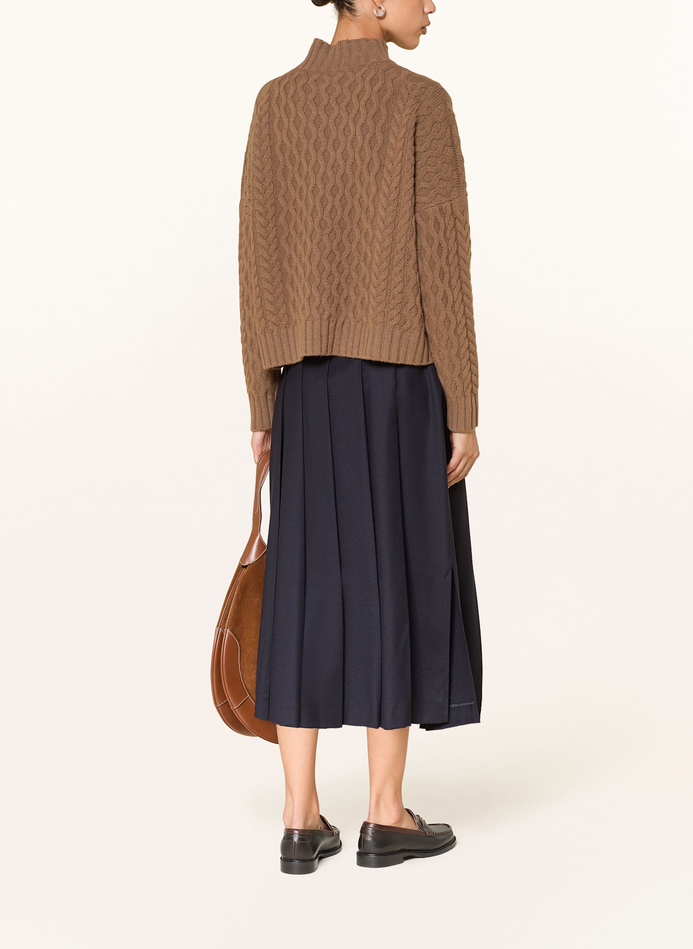WEEKEND Max Mara Pull oversize YARD: MARRON FONCÉ
