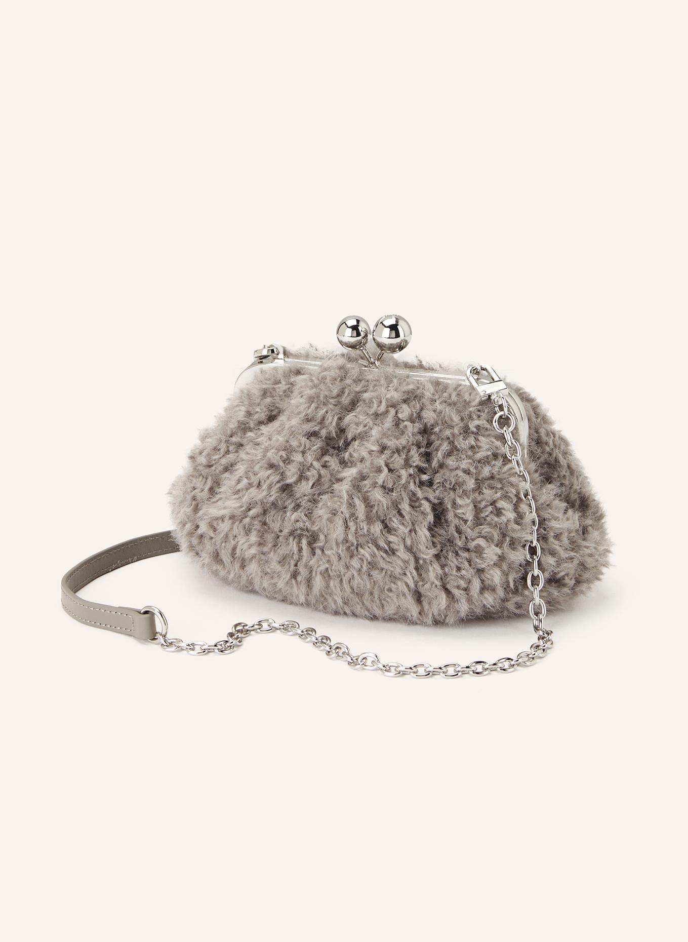 WEEKEND Max Mara Clutch MICIO: GRAU