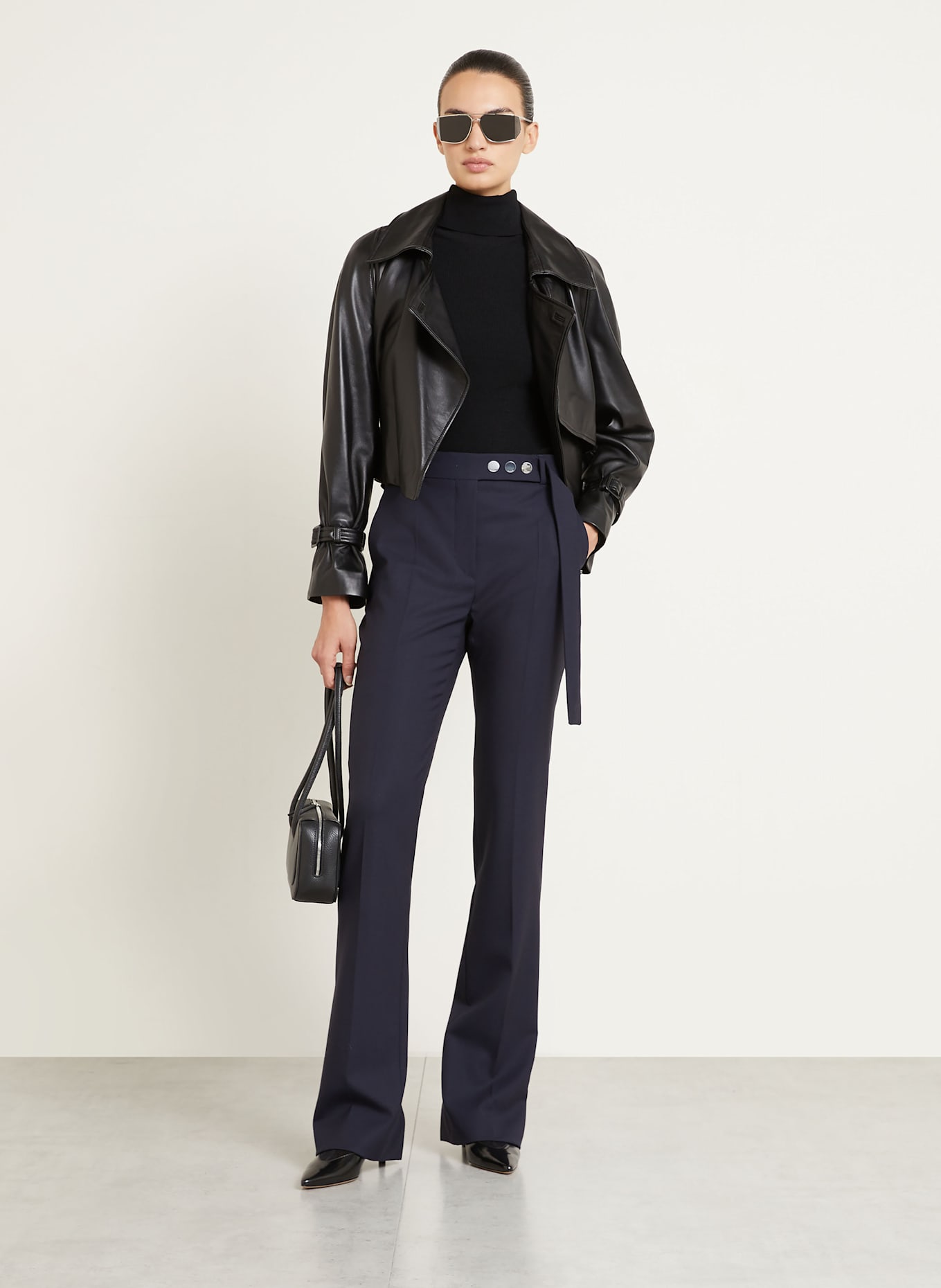 SPORTMAX Marlenehose HARRY: DUNKELBLAU