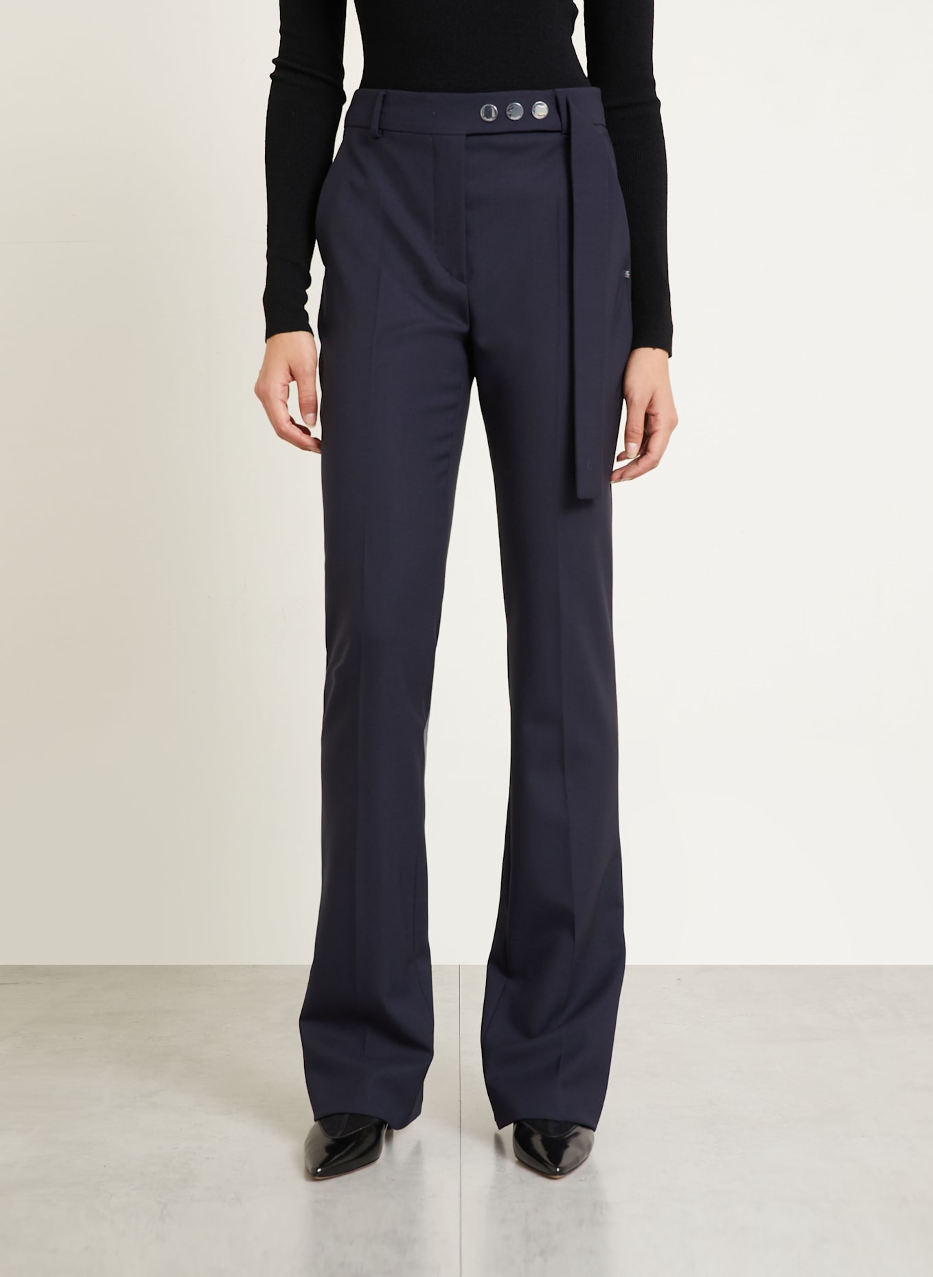 SPORTMAX Marlenehose HARRY: DUNKELBLAU