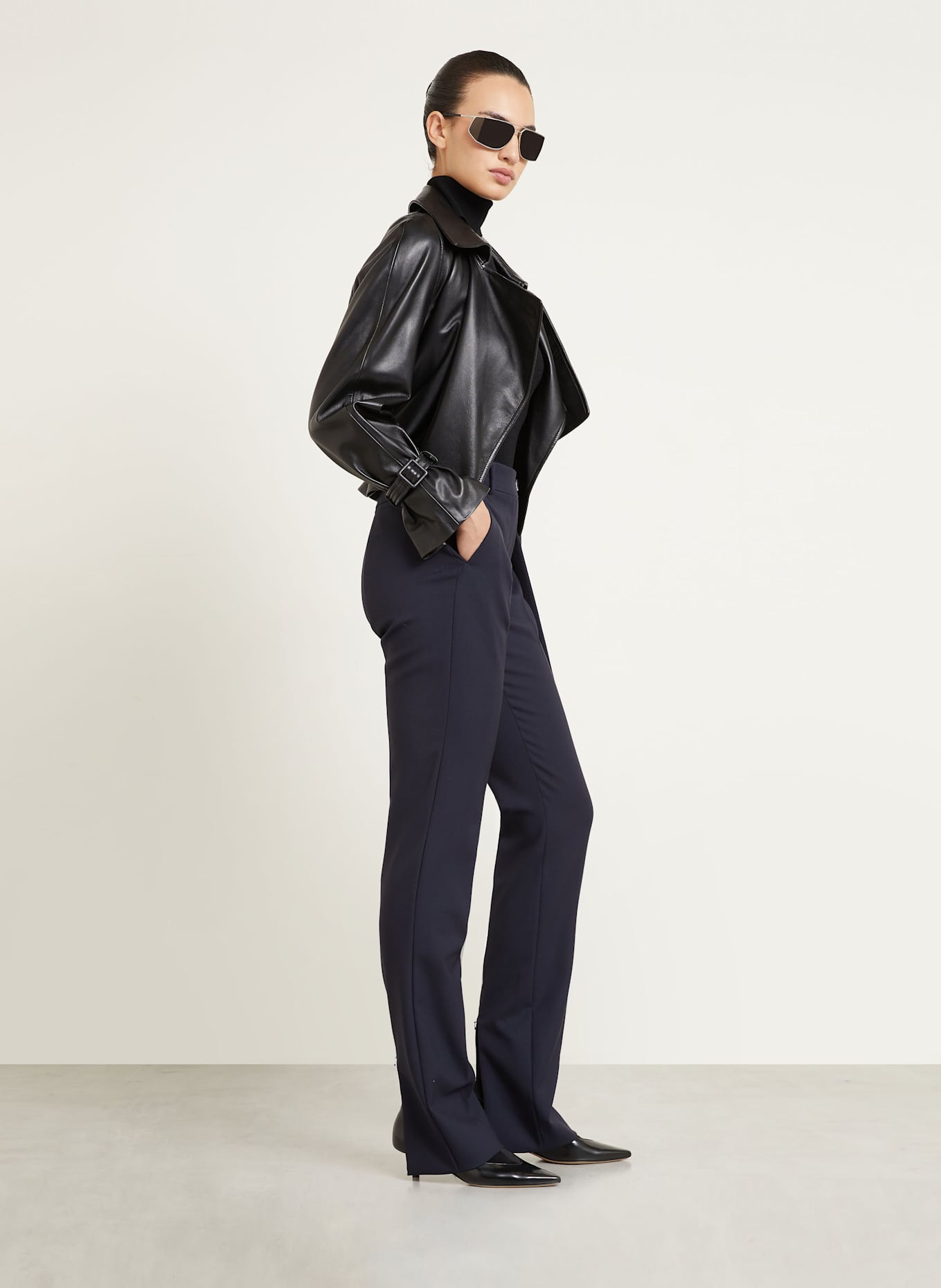 SPORTMAX Marlenehose HARRY: DUNKELBLAU