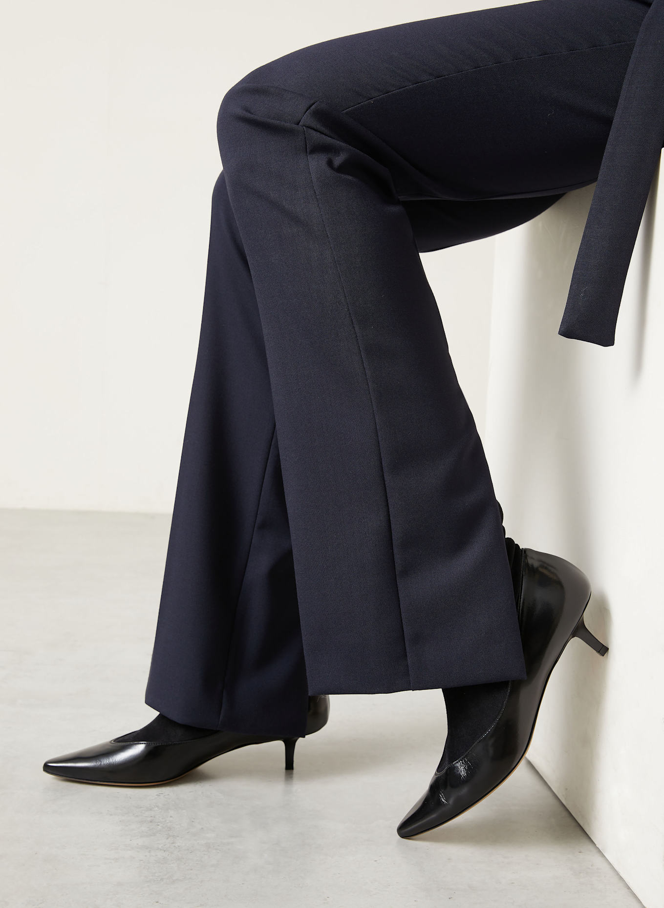 SPORTMAX Marlenehose HARRY: DUNKELBLAU