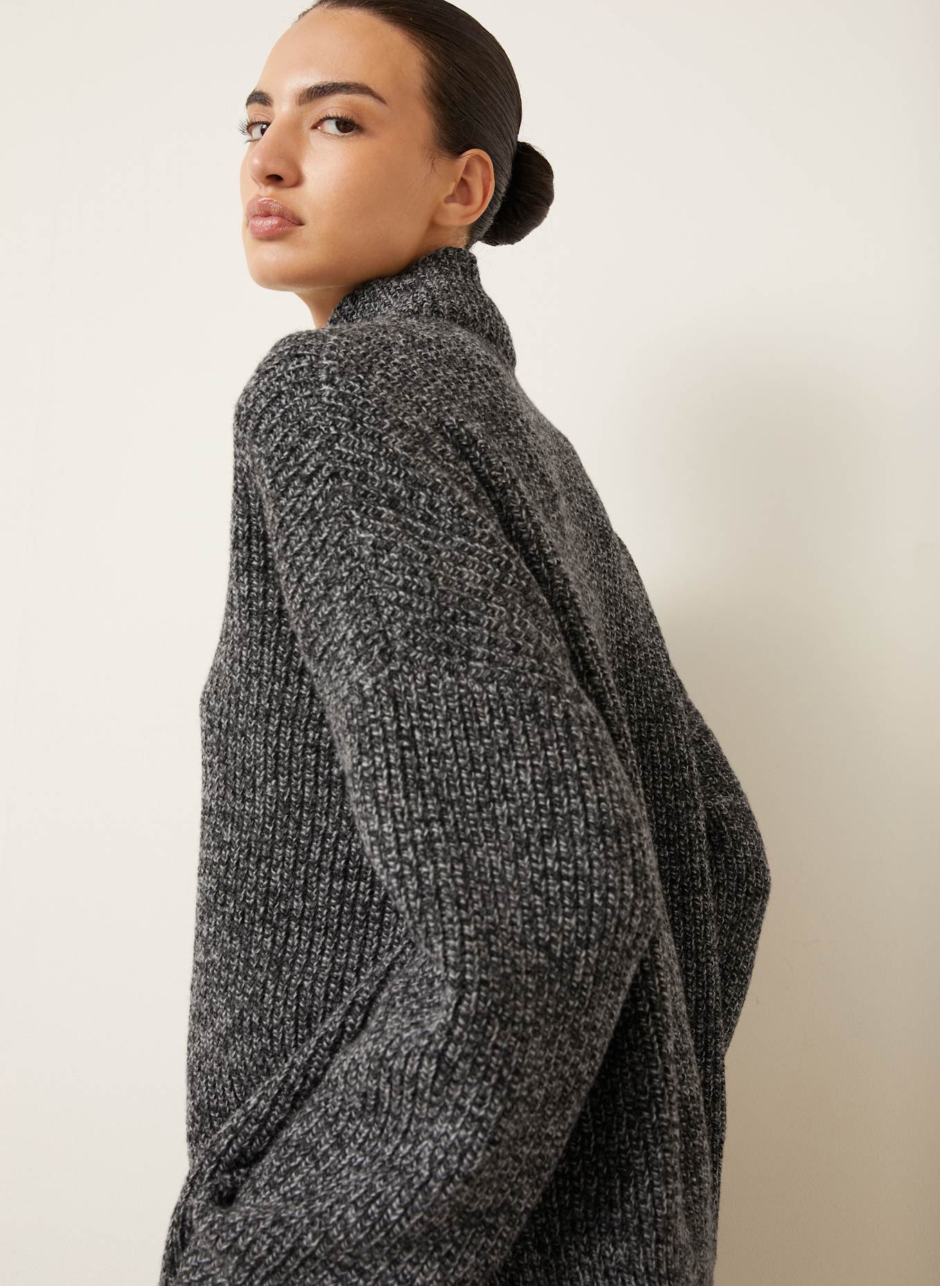 GAUCHERE Pullover: DUNKELGRAU