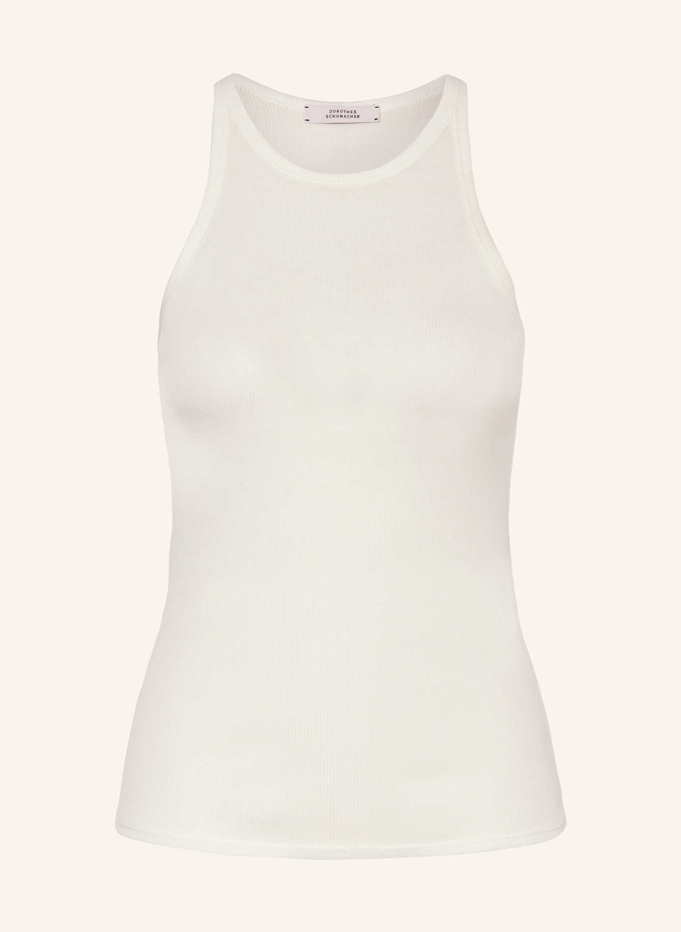 DOROTHEE SCHUMACHER Top PURE SLEEKNESS: ECRU