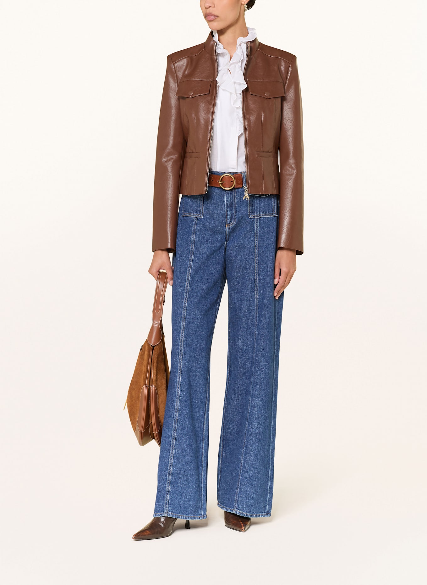 7 for all mankind Wide Leg Jeans LOTTA: 1BH Artifact