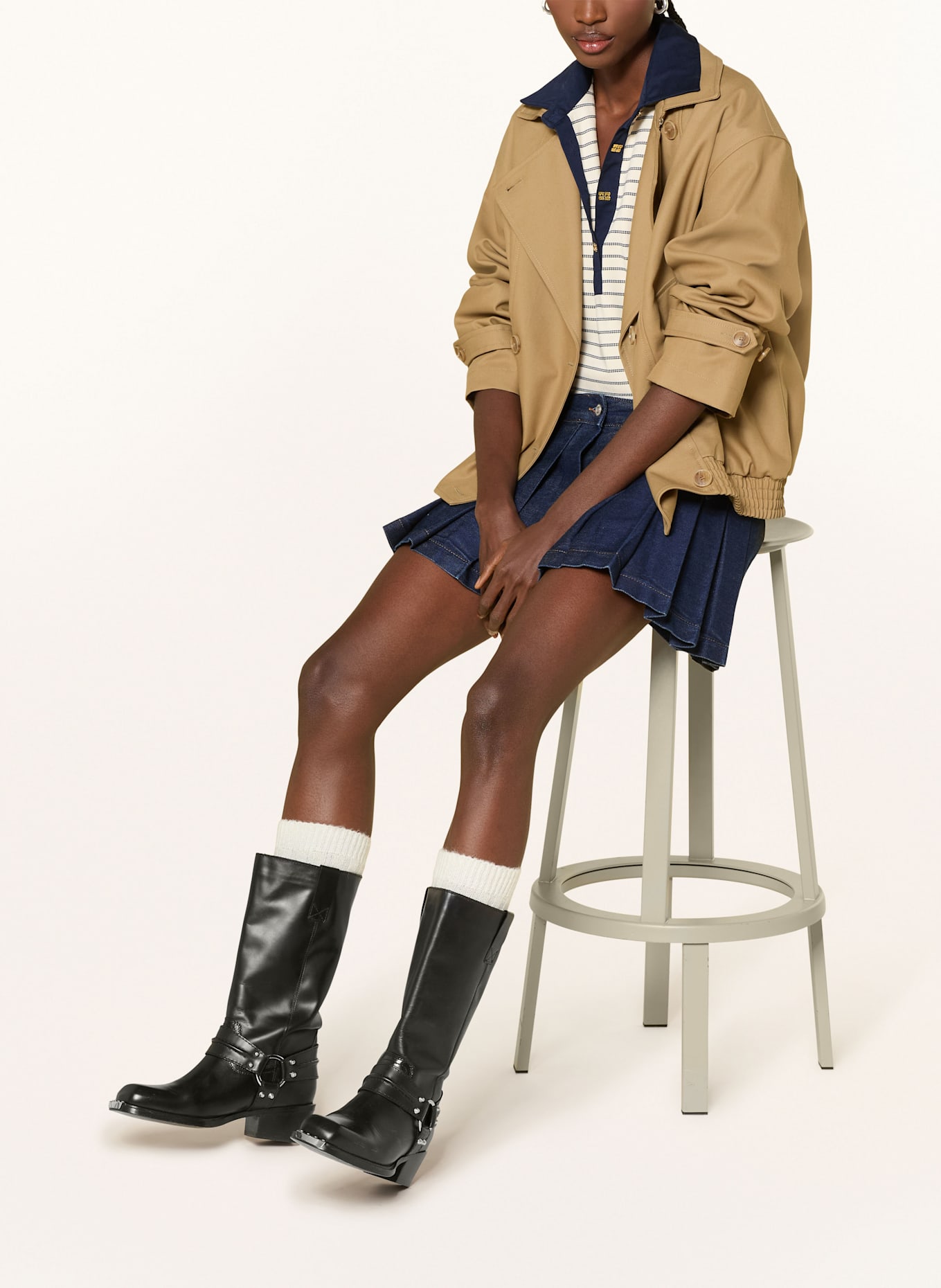 7 for all mankind Jeansrock: DUNKELBLAU