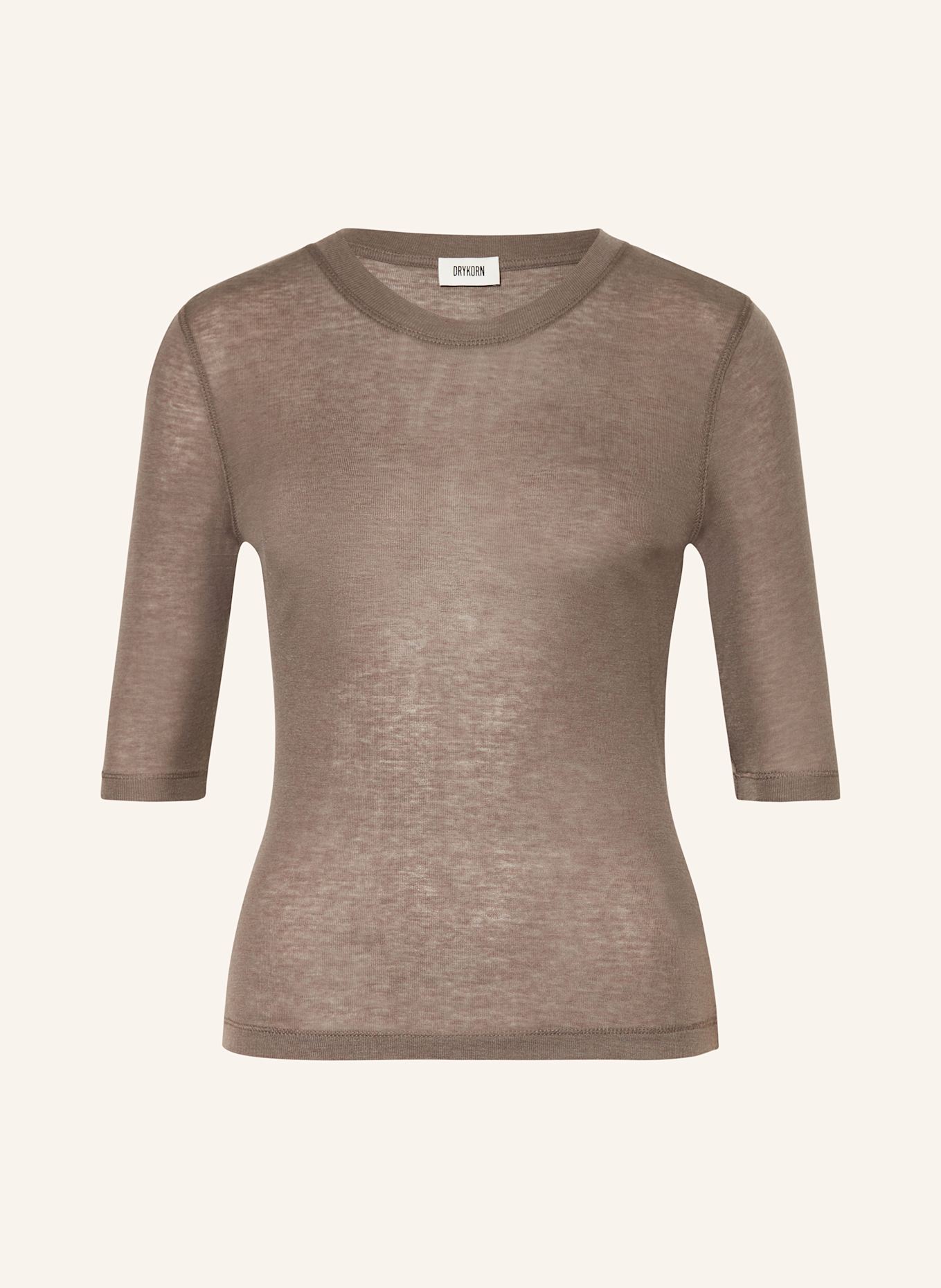 DRYKORN T-Shirt SELAY: TAUPE