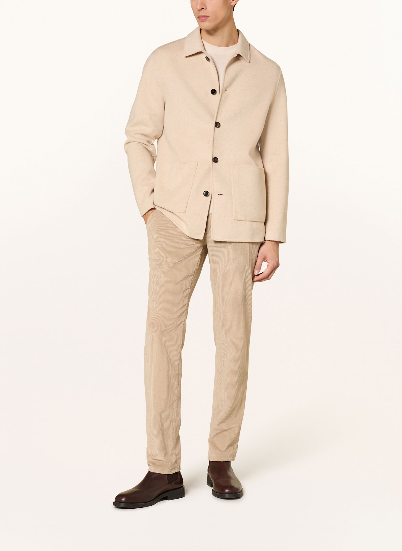PROFUOMO Overshirt: CREME