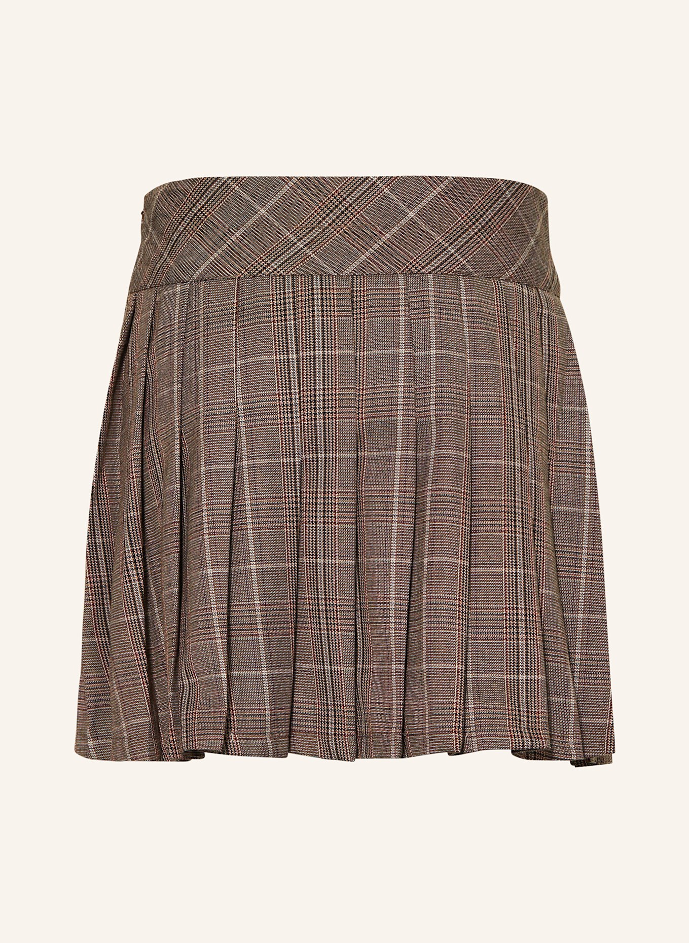 GUESS Faltenrock: BRAUN / SCHWARZ