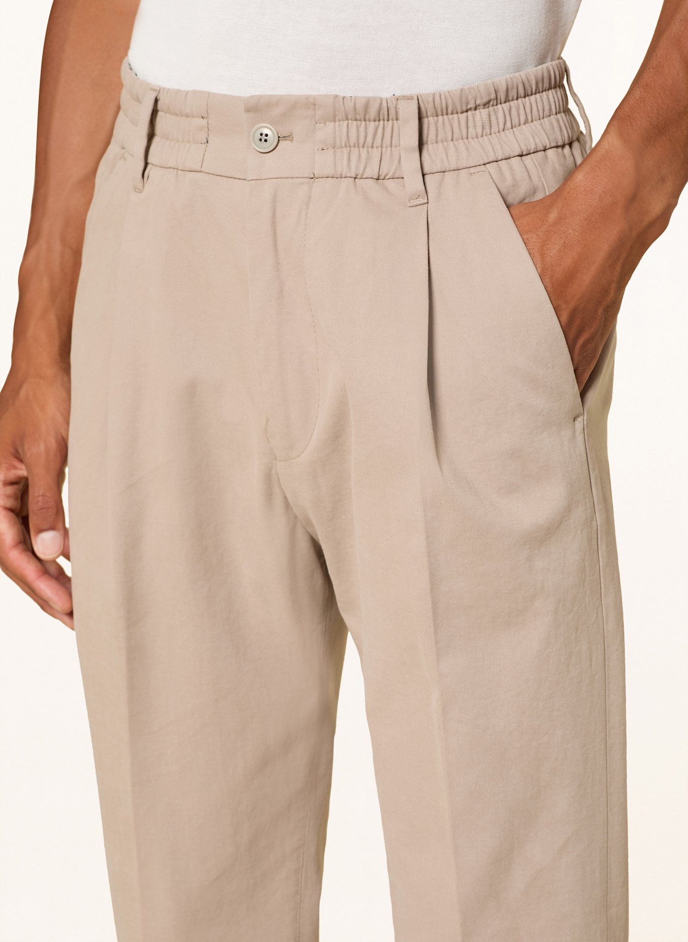 DRYKORN Chino CHASY Regular Fit: HELLBRAUN