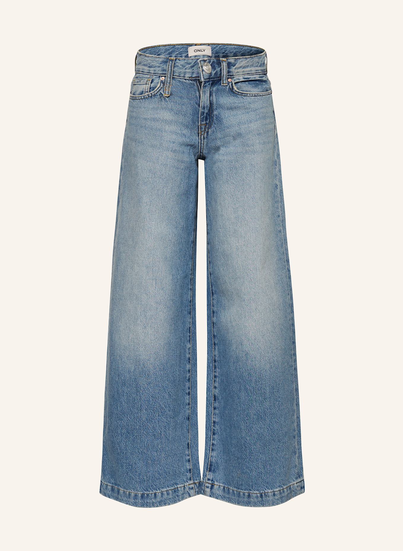 ONLY Jeans HIGH WAIST WIDE: MEDIUM BLUE DENIM