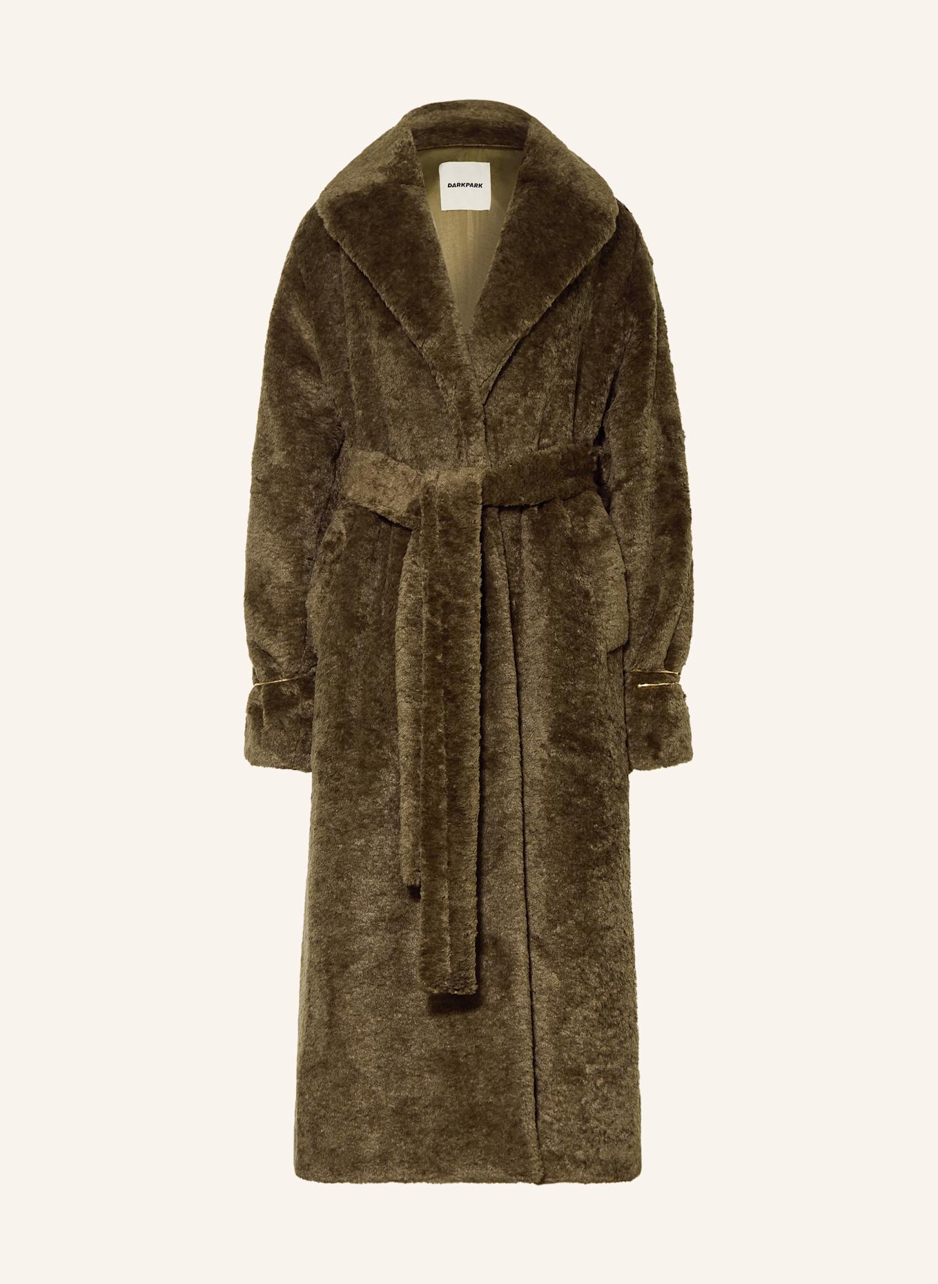 DARKPARK Manteau en fourrure synthétique MADISON: GROEN