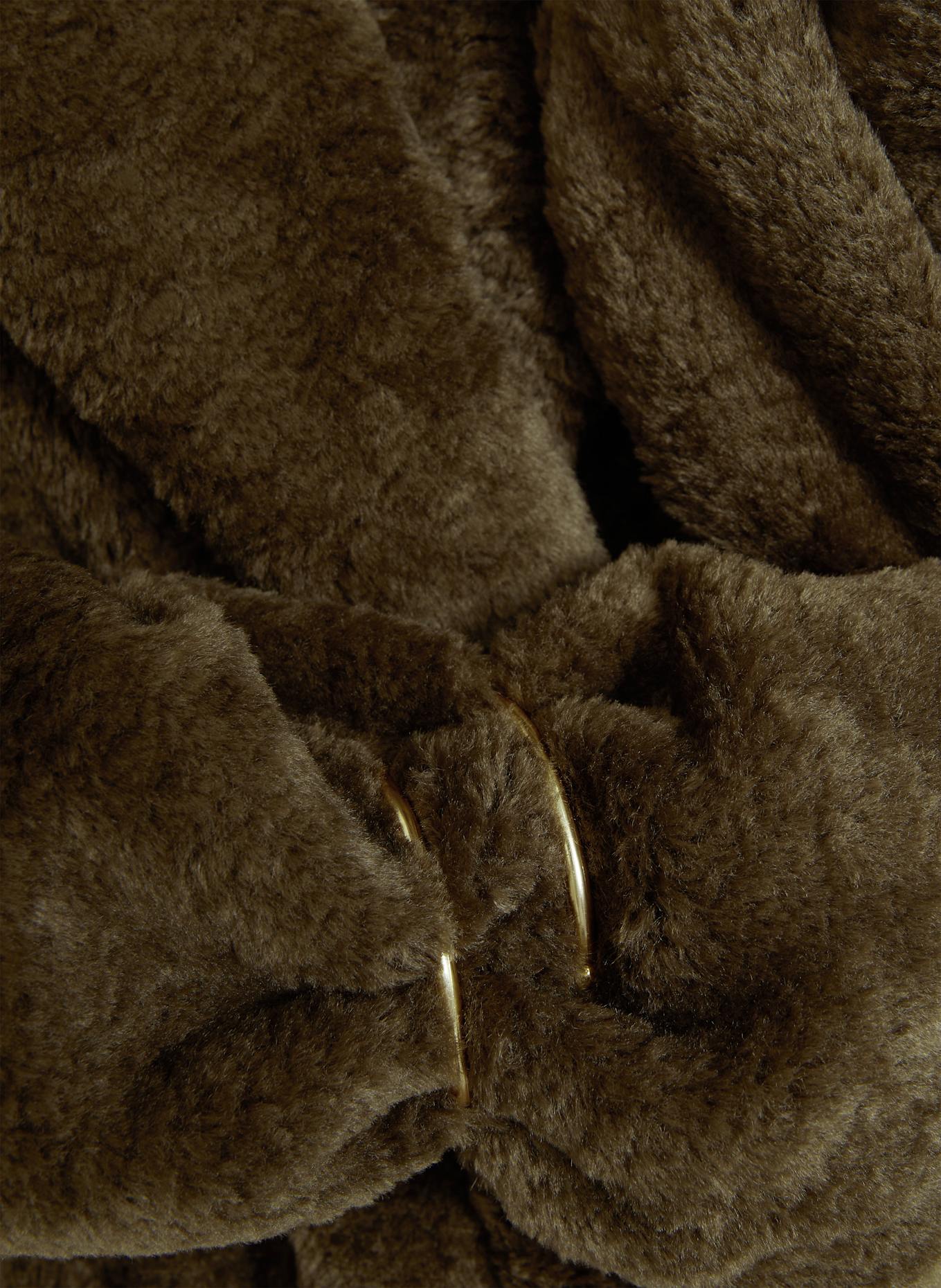 DARKPARK Manteau en fourrure synthétique MADISON: GROEN