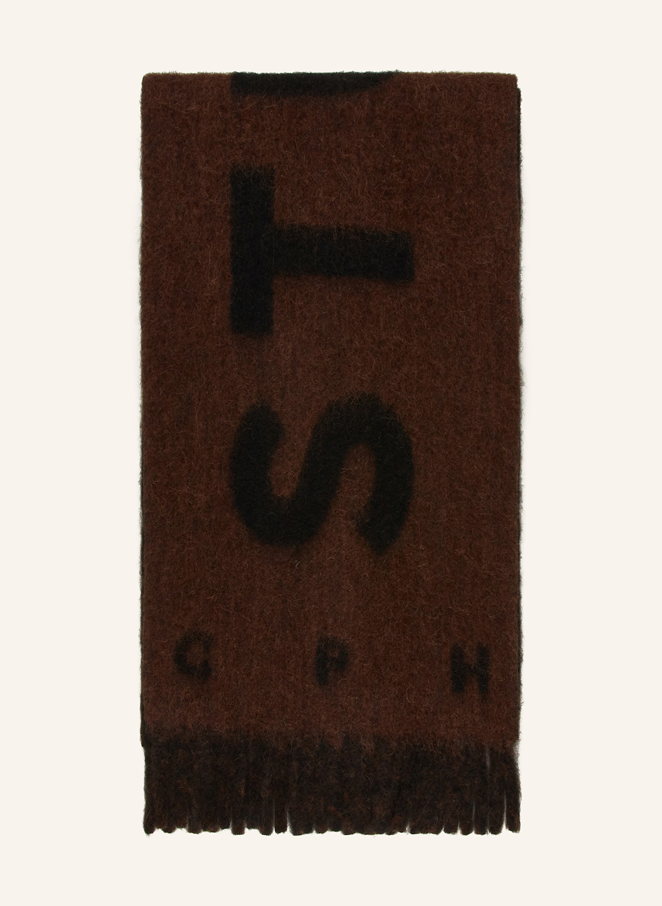 COPENHAGEN STUDIOS Szal: BRĄZOWY / CZARNY