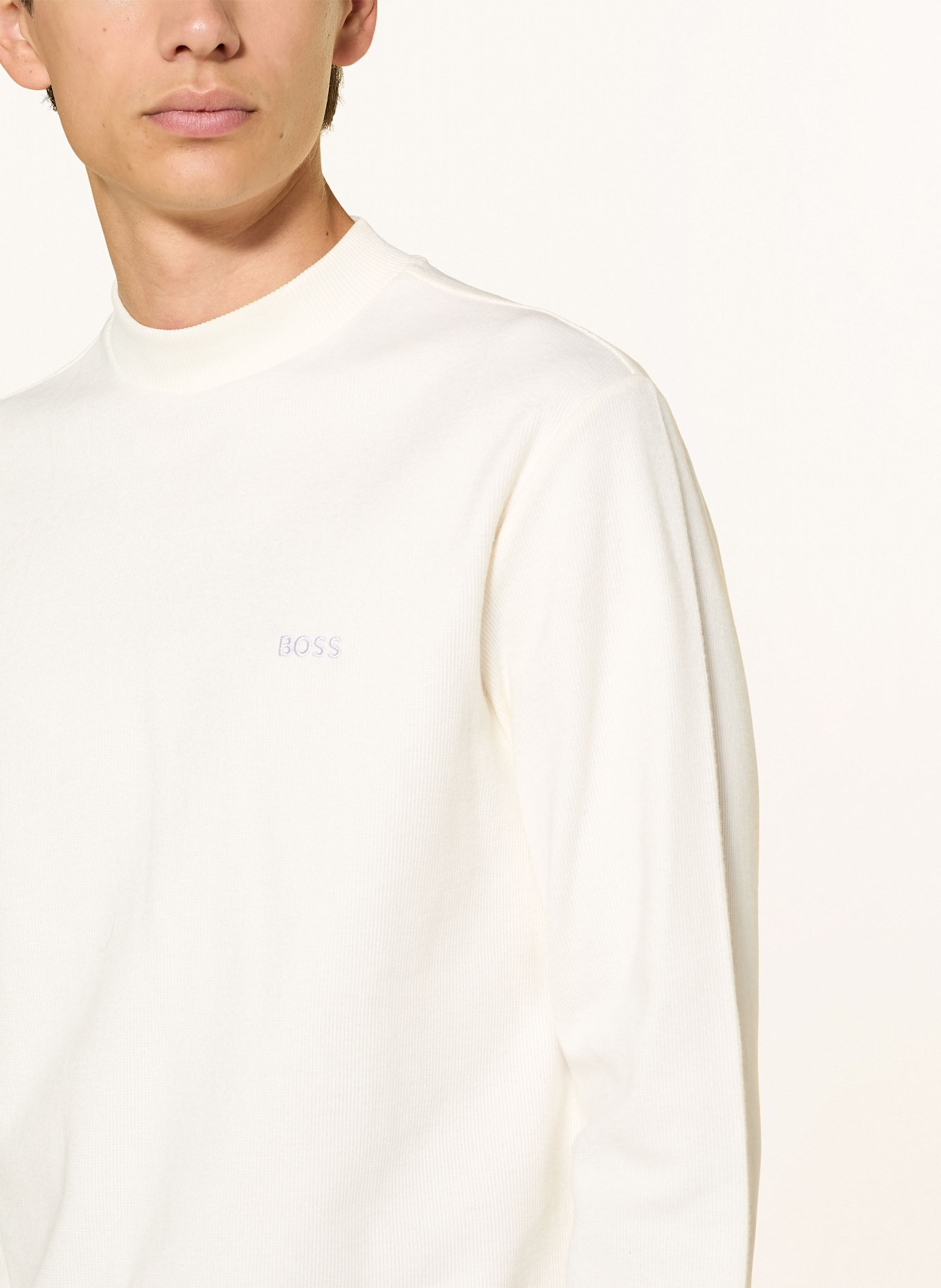 BOSS Pullover: WEISS