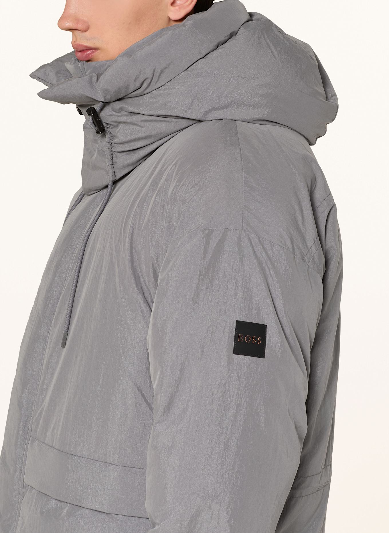 BOSS Parka ONIER: GRAU