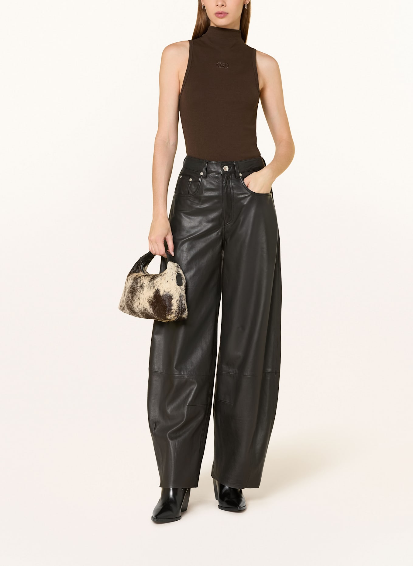 CPH MUSE Top In Dunkelbraun