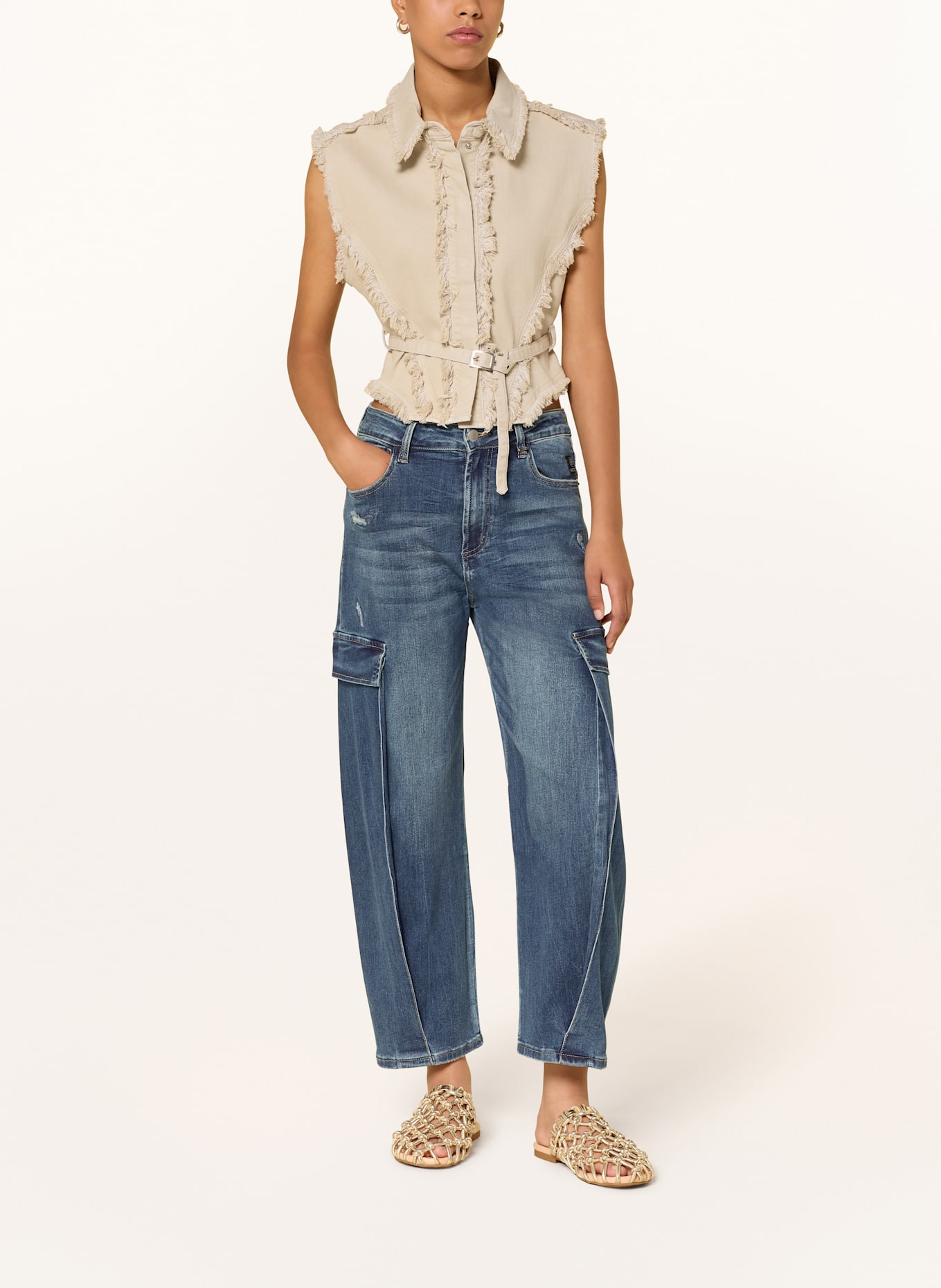 ELIAS RUMELIS Cargojeans MASIE: 582 queen blue