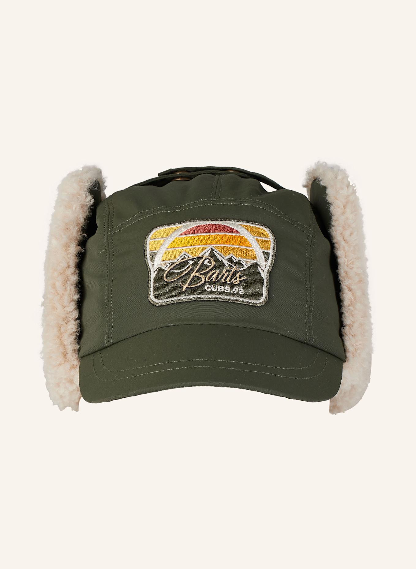 Barts Cap KYAN: DUNKELGRÜN / CREME