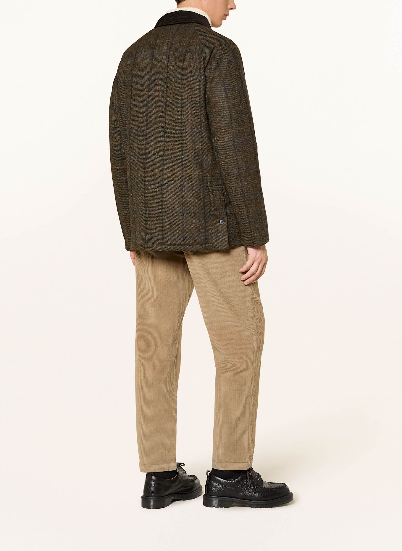 Barbour Field jacket BEDALE: New Look gather waist shirt mini dress in black