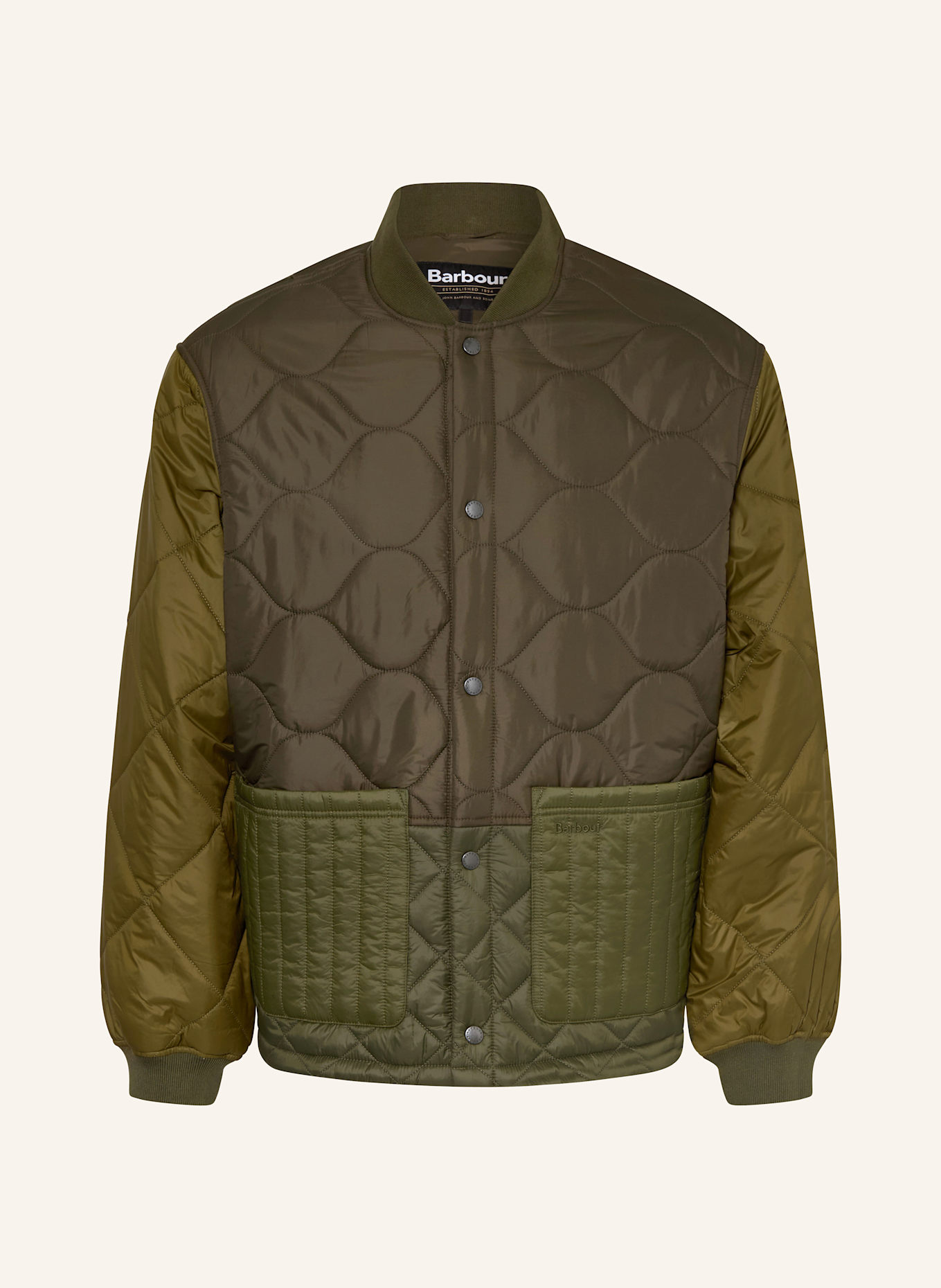 Barbour Steppjacke CORDING: KHAKI