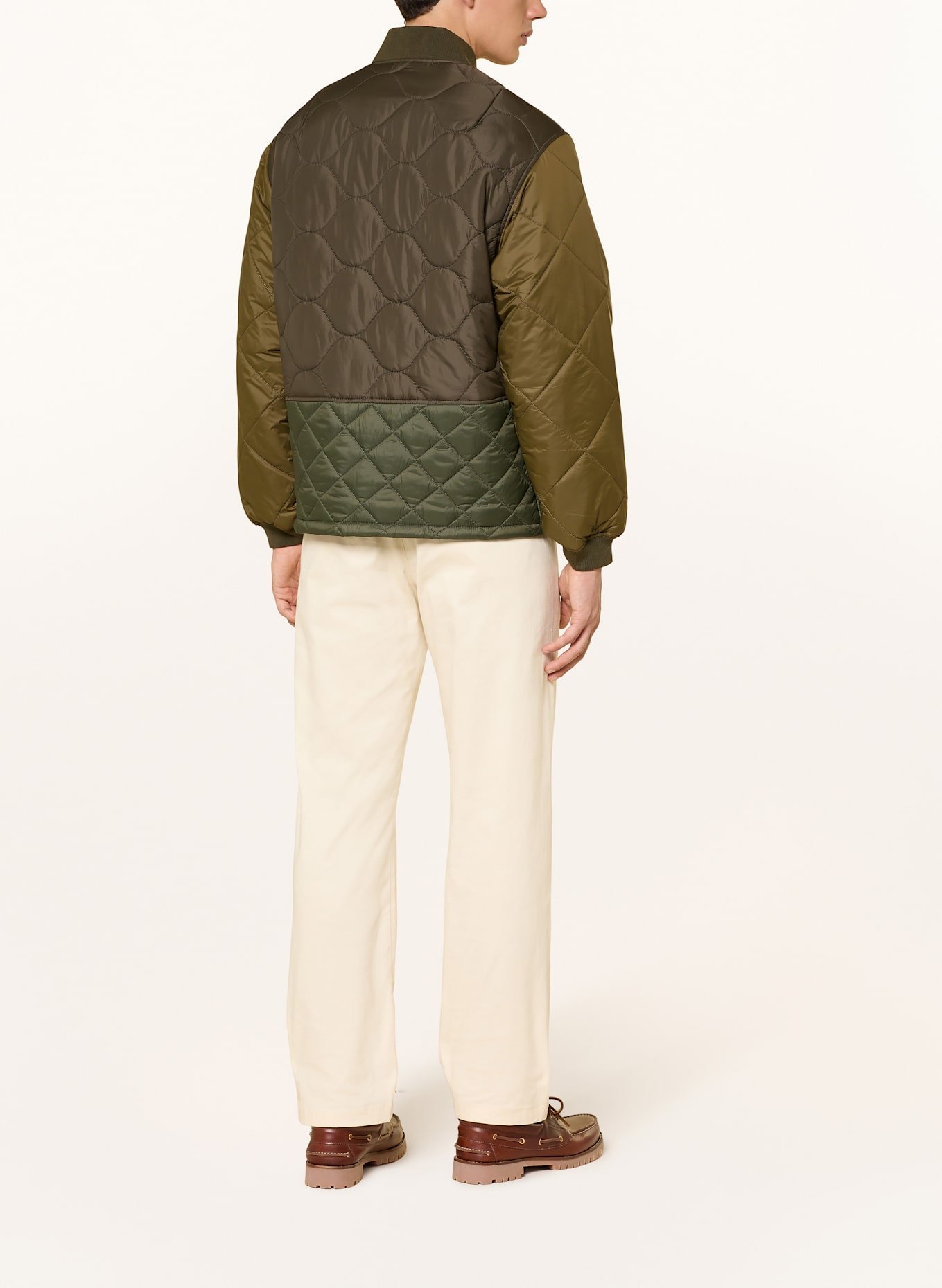 Barbour Steppjacke CORDING: KHAKI