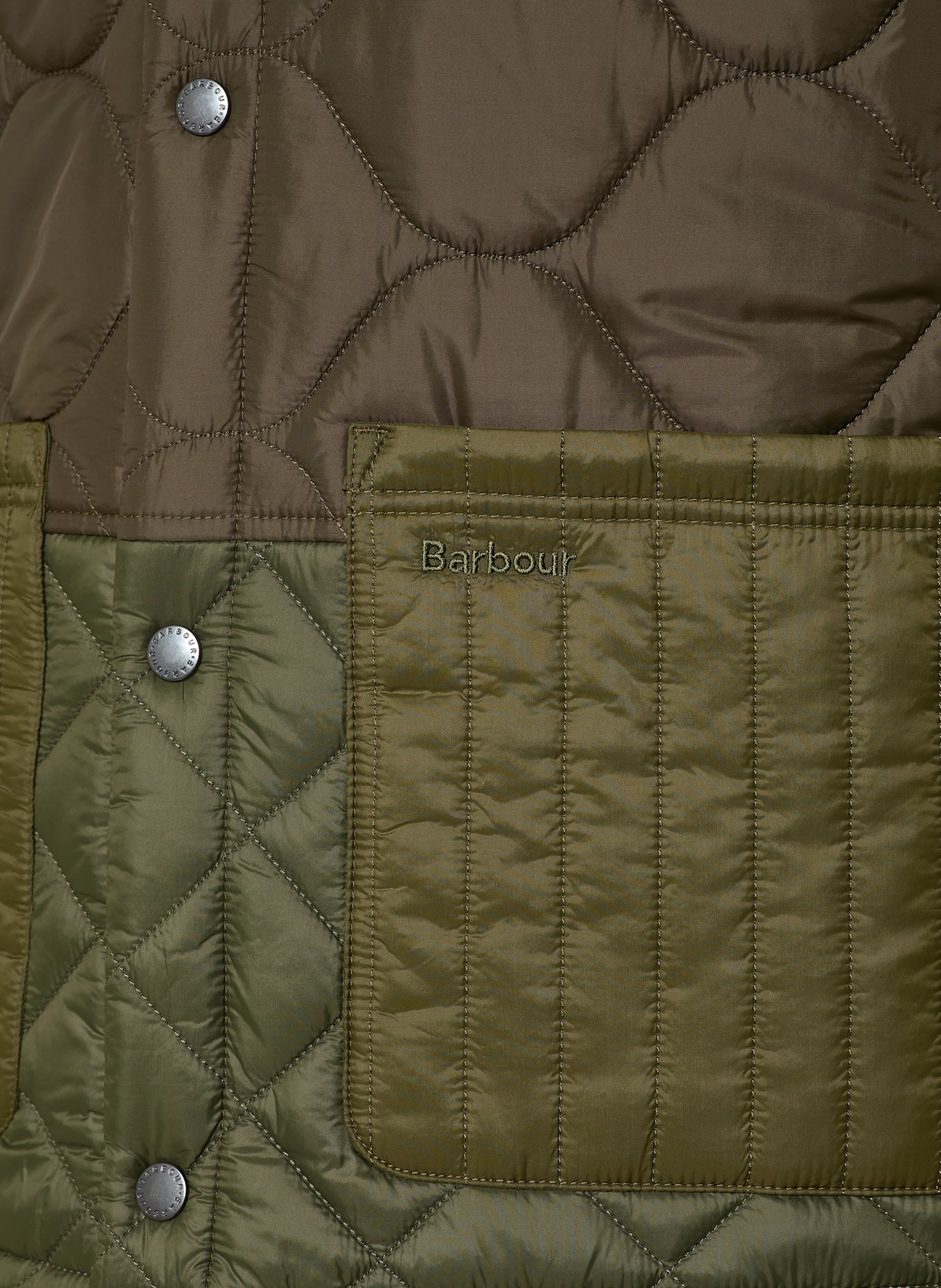 Barbour Steppjacke CORDING: KHAKI