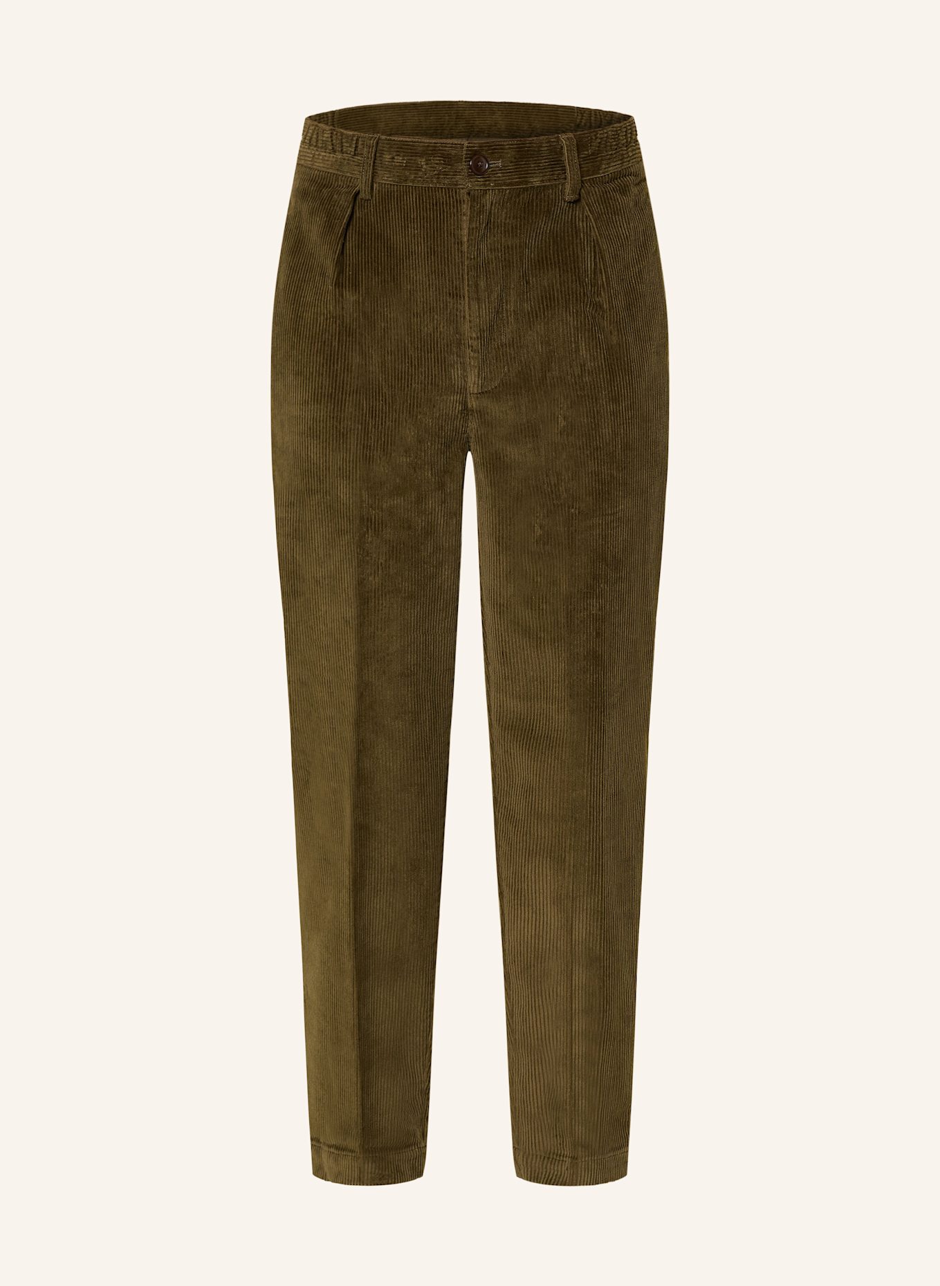 Barbour Anzughose Slim Fit aus Cord: OL51 olive