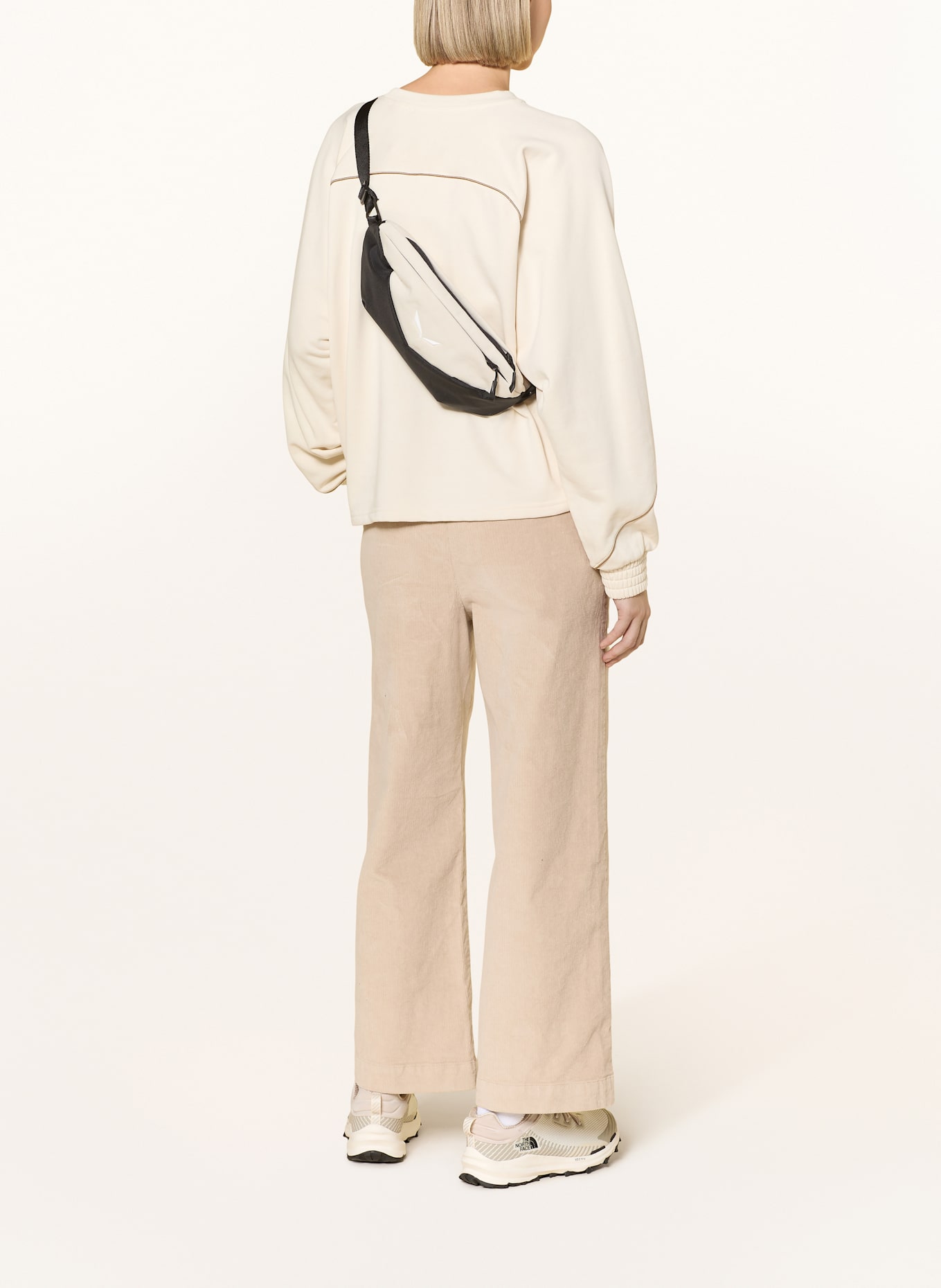 KnowledgeCotton Apparel Cordhose POSEY: HELLGRAU