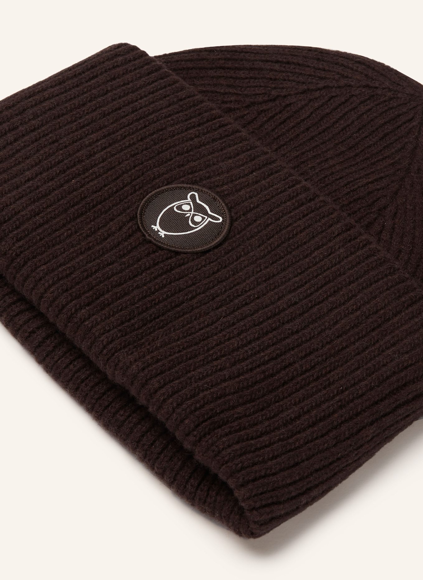 KnowledgeCotton Apparel Mütze: DUNKELBRAUN