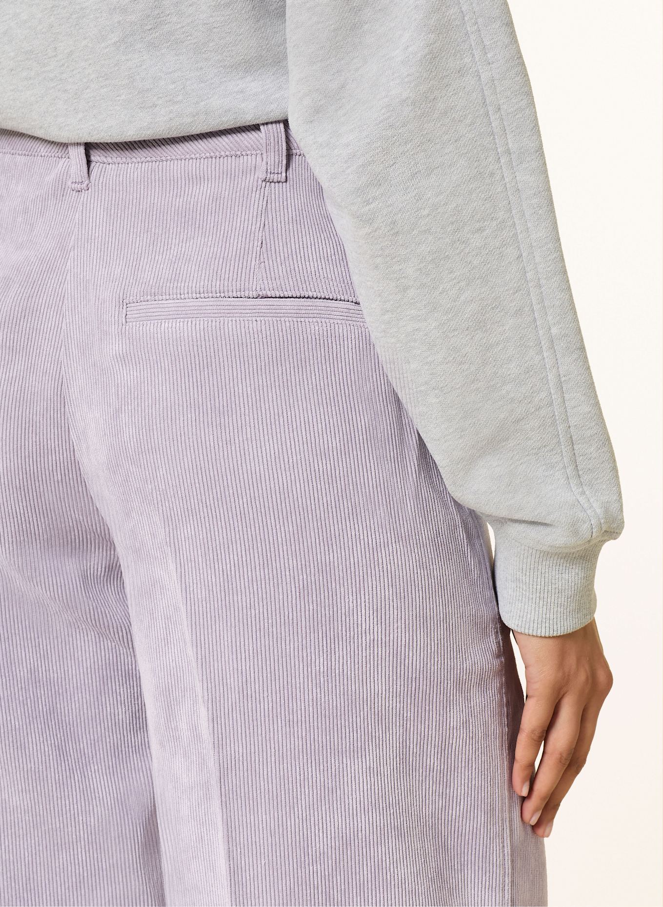 BOSS Marlenehose TACODI aus Cord: HELLLILA