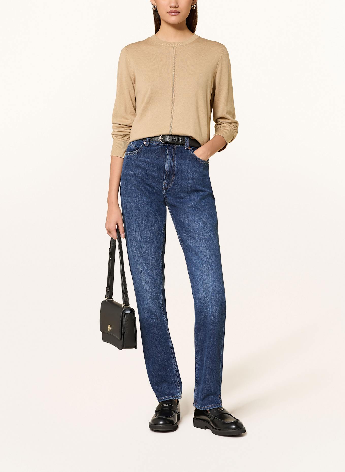 BOSS Pullover FINGUINE: BEIGE