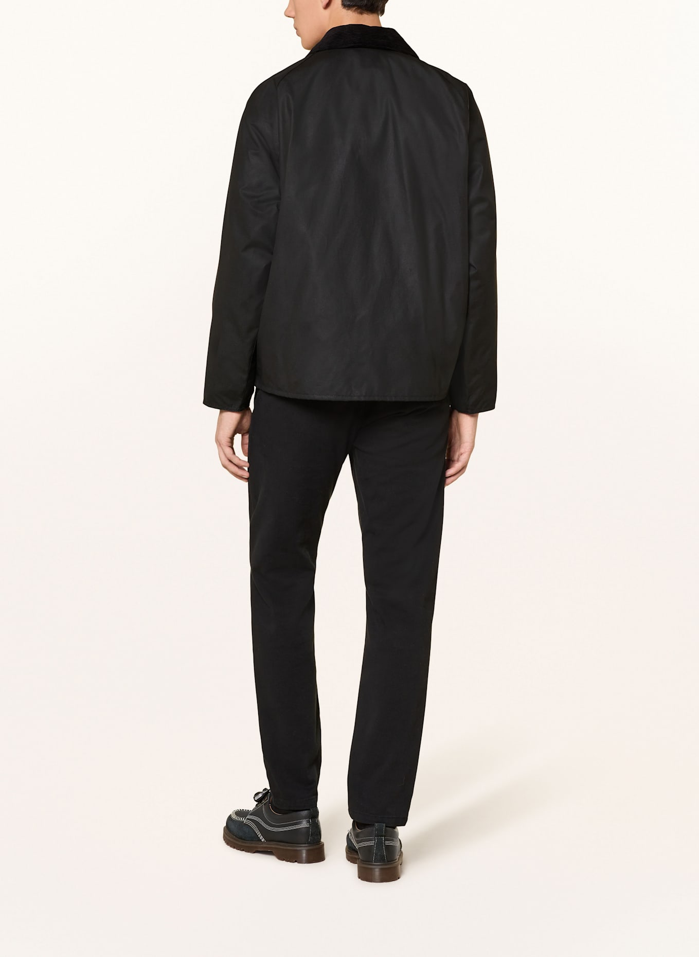 BARBOUR INTERNATIONAL Fieldjacket PACEMASTER WAX: SCHWARZ