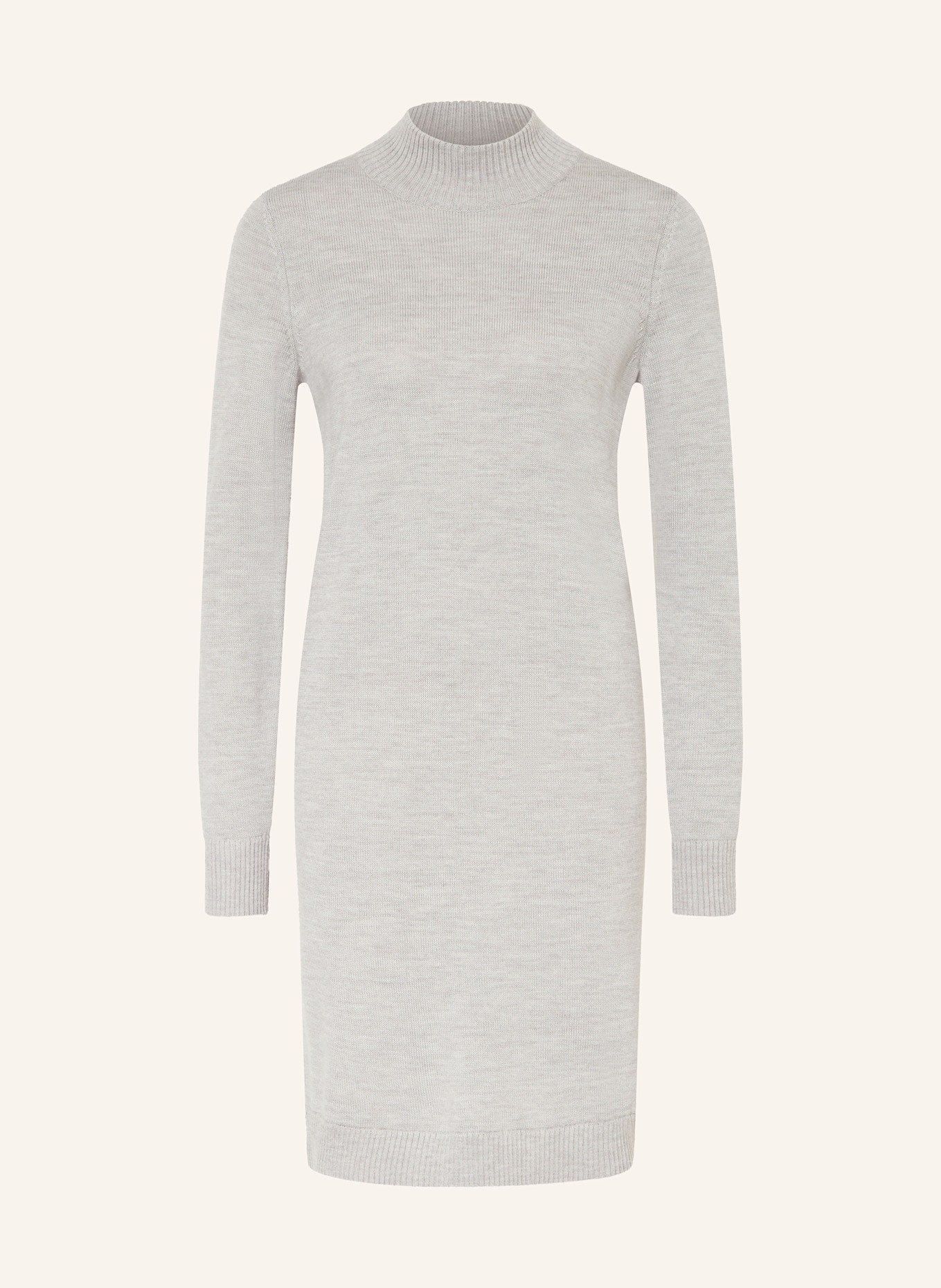 BOSS Strickkleid FABELLAN: HELLGRAU